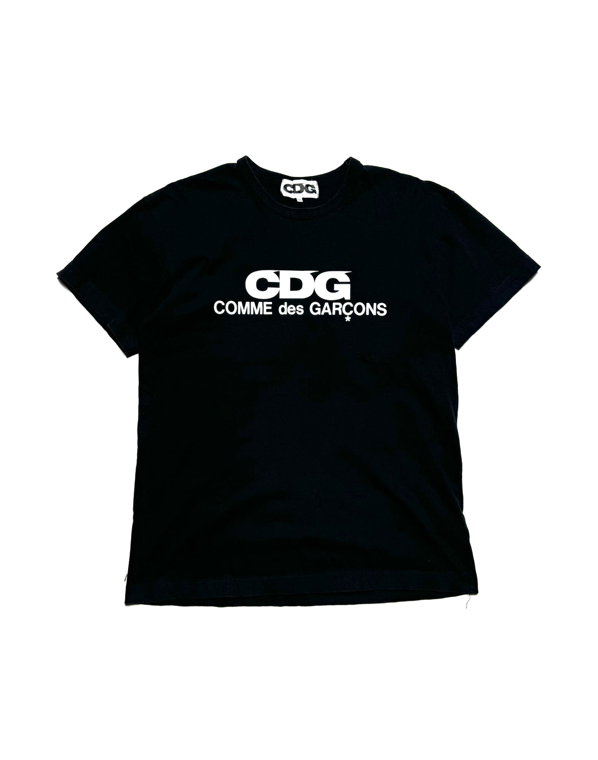 Comme des Garçons Black Spell-out Tee