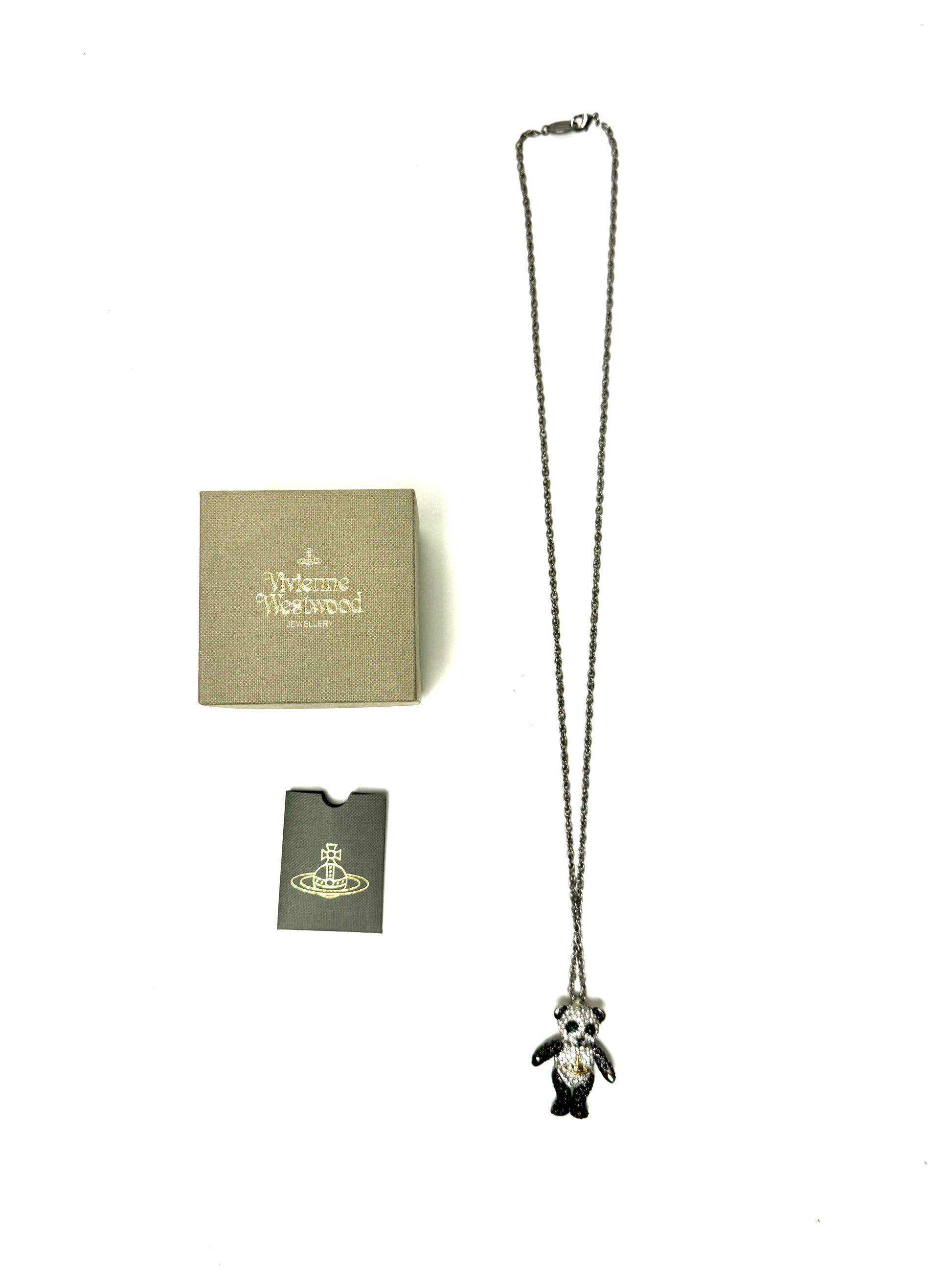 Vivienne Westwood Panda Pendant Necklace