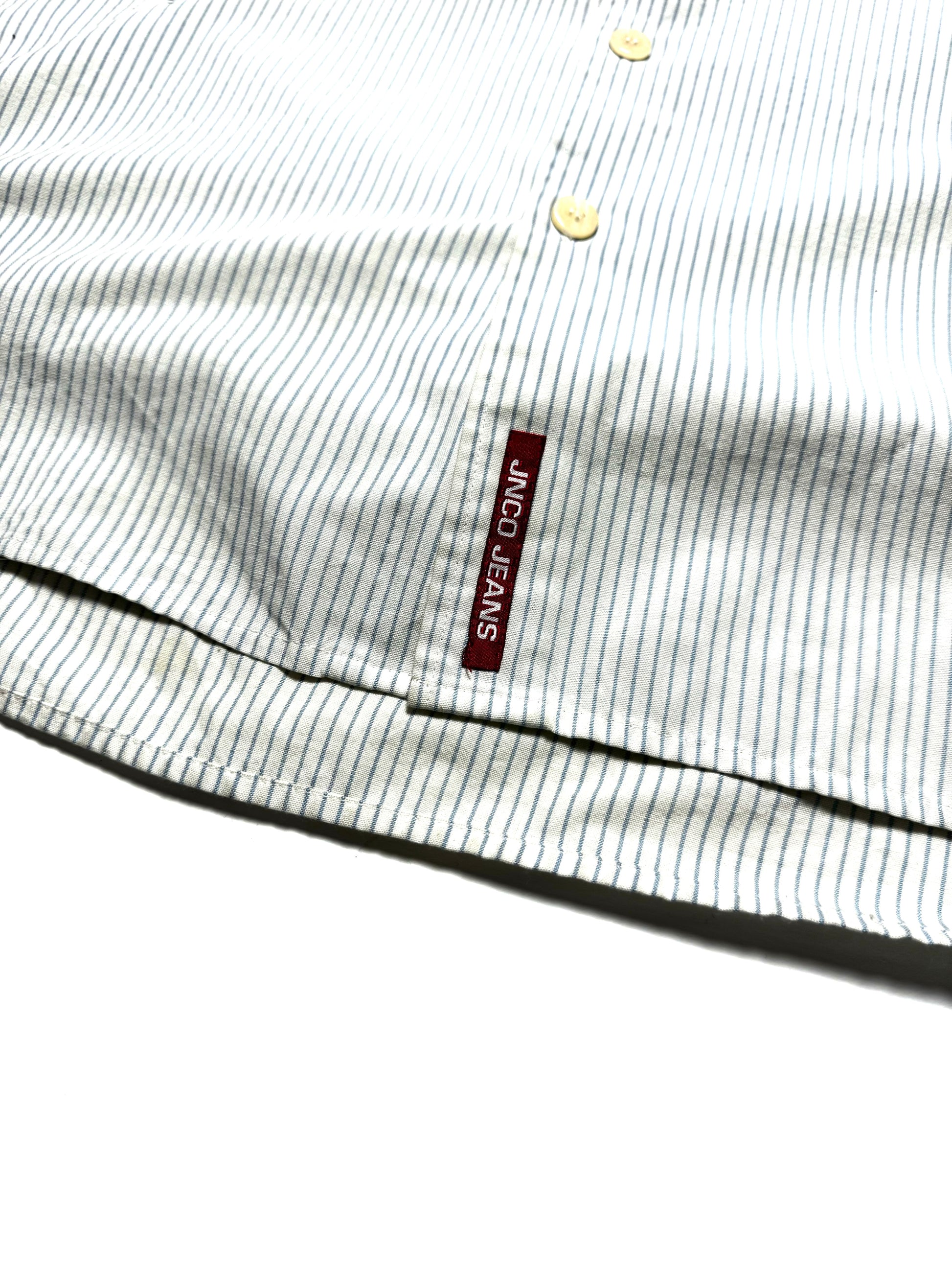 JNCO White Short Sleeve Dragon Shirt