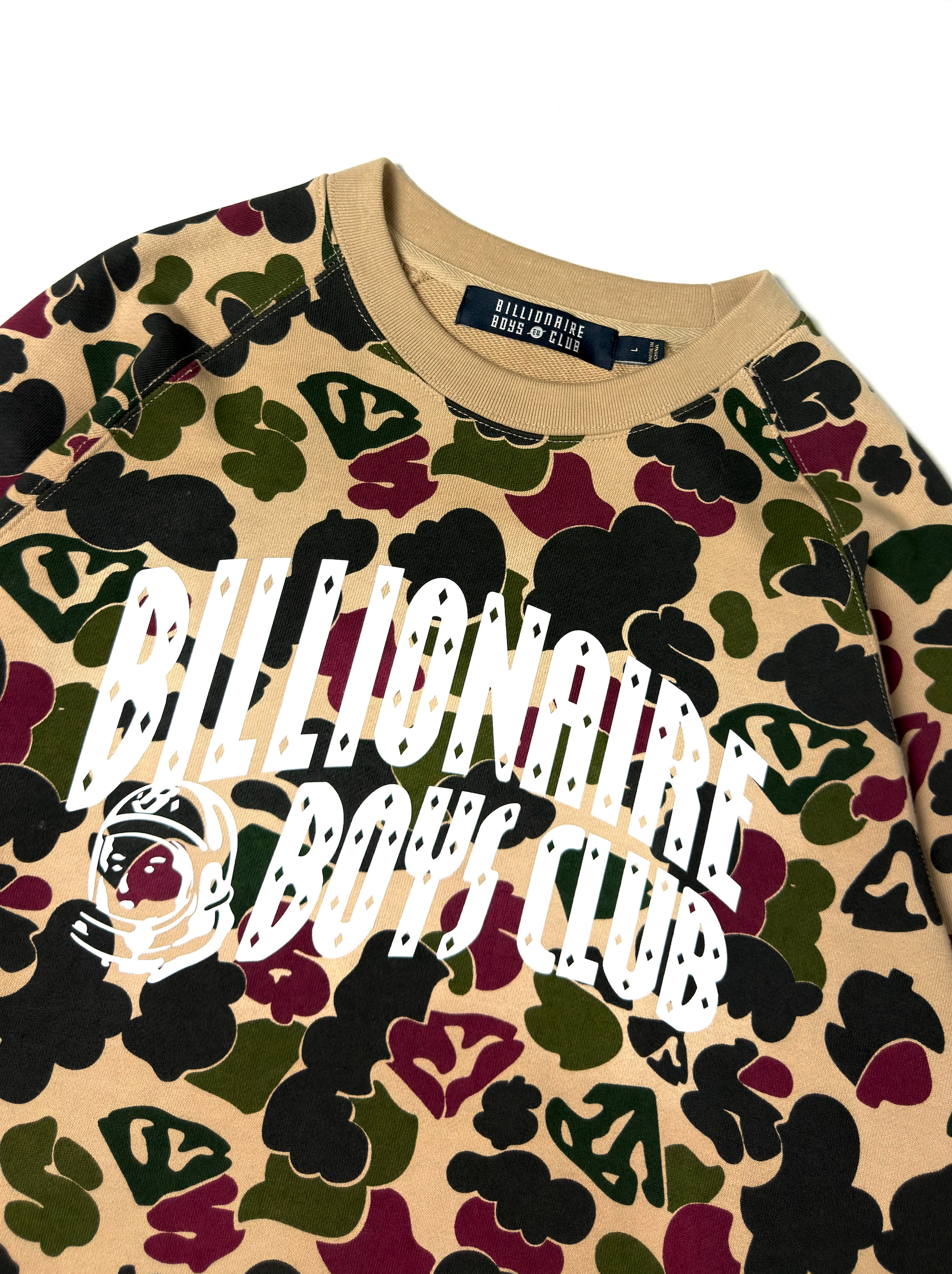 Billionaire Boys Club Diamond Camo Crewneck