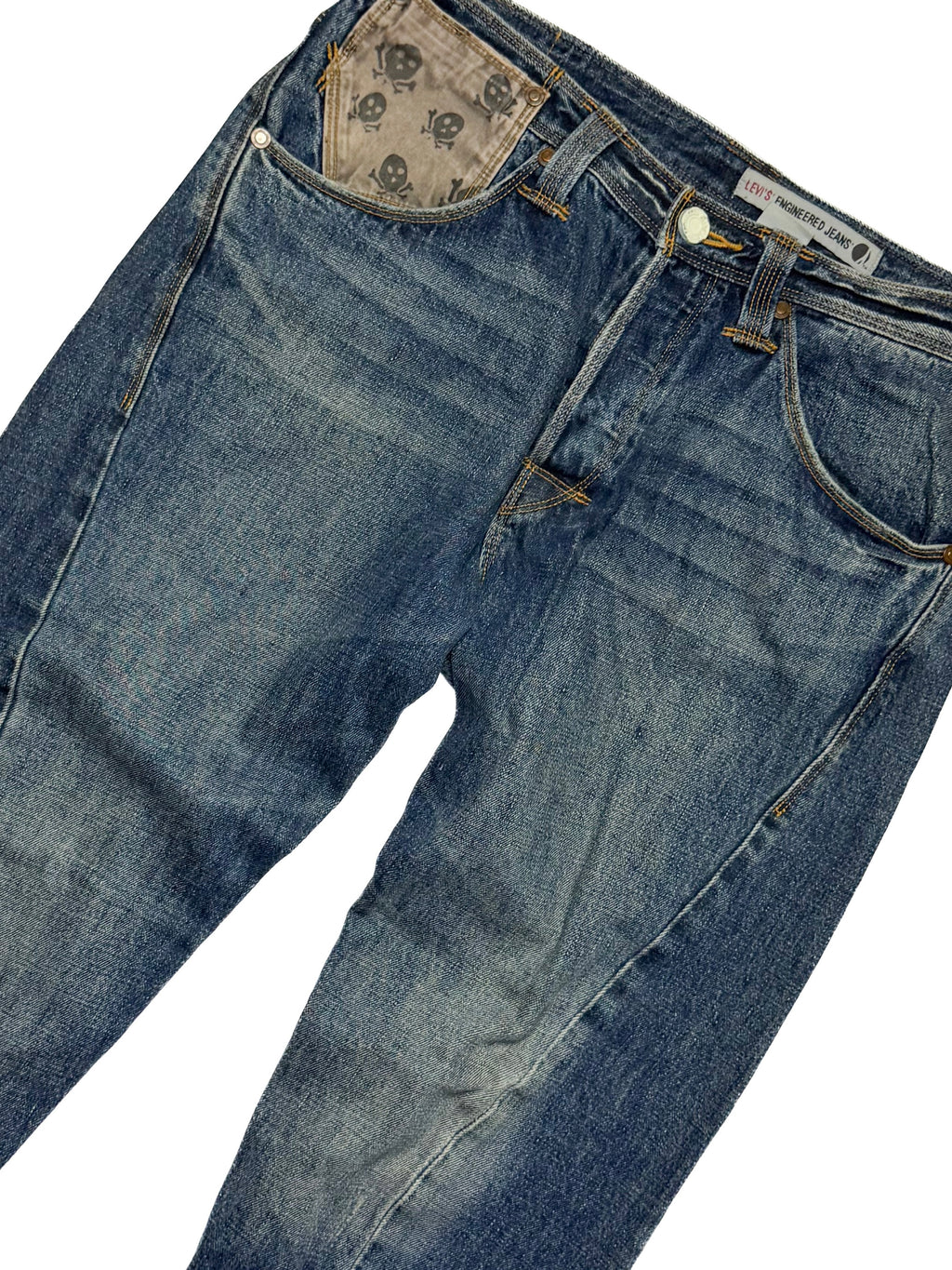 LEVIS ENGINEERED Skull Denim Jeans 90s