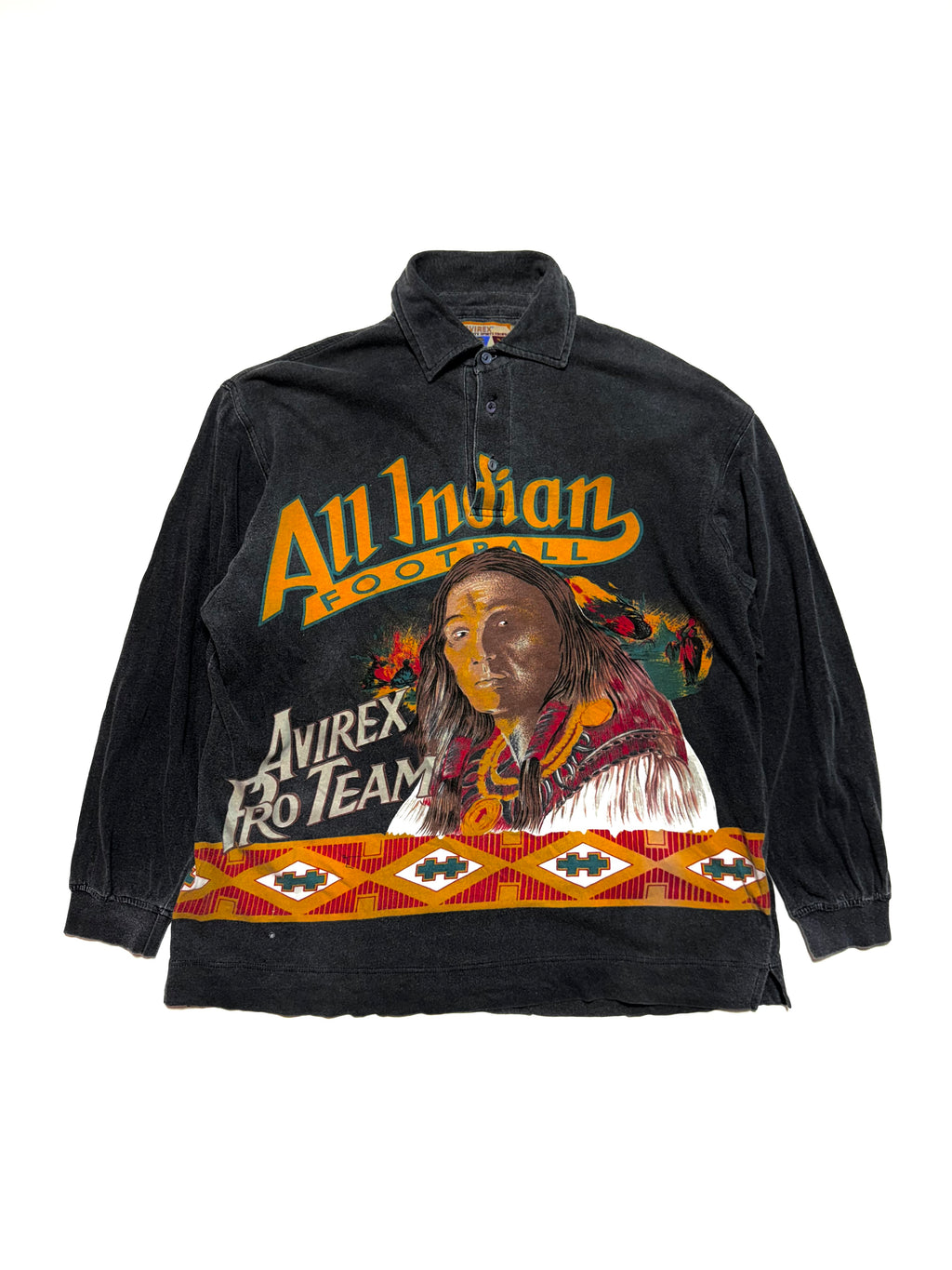 Avirex All Indian Football Long Sleeve 90s