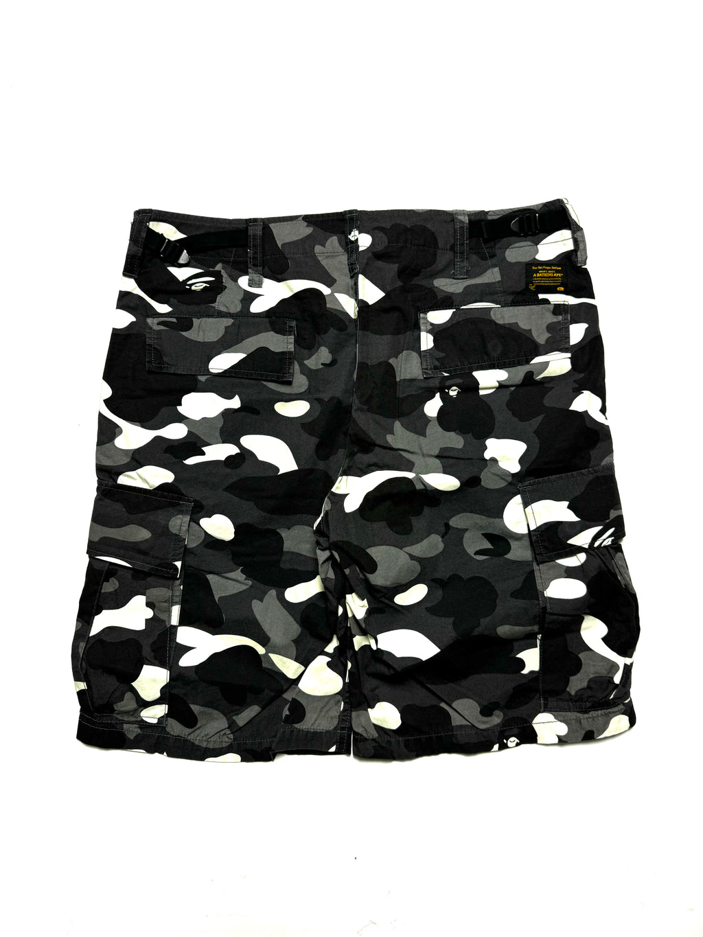 BAPE OG Black Camo Shorts