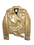 JPG Beige Leather Rider Jacket