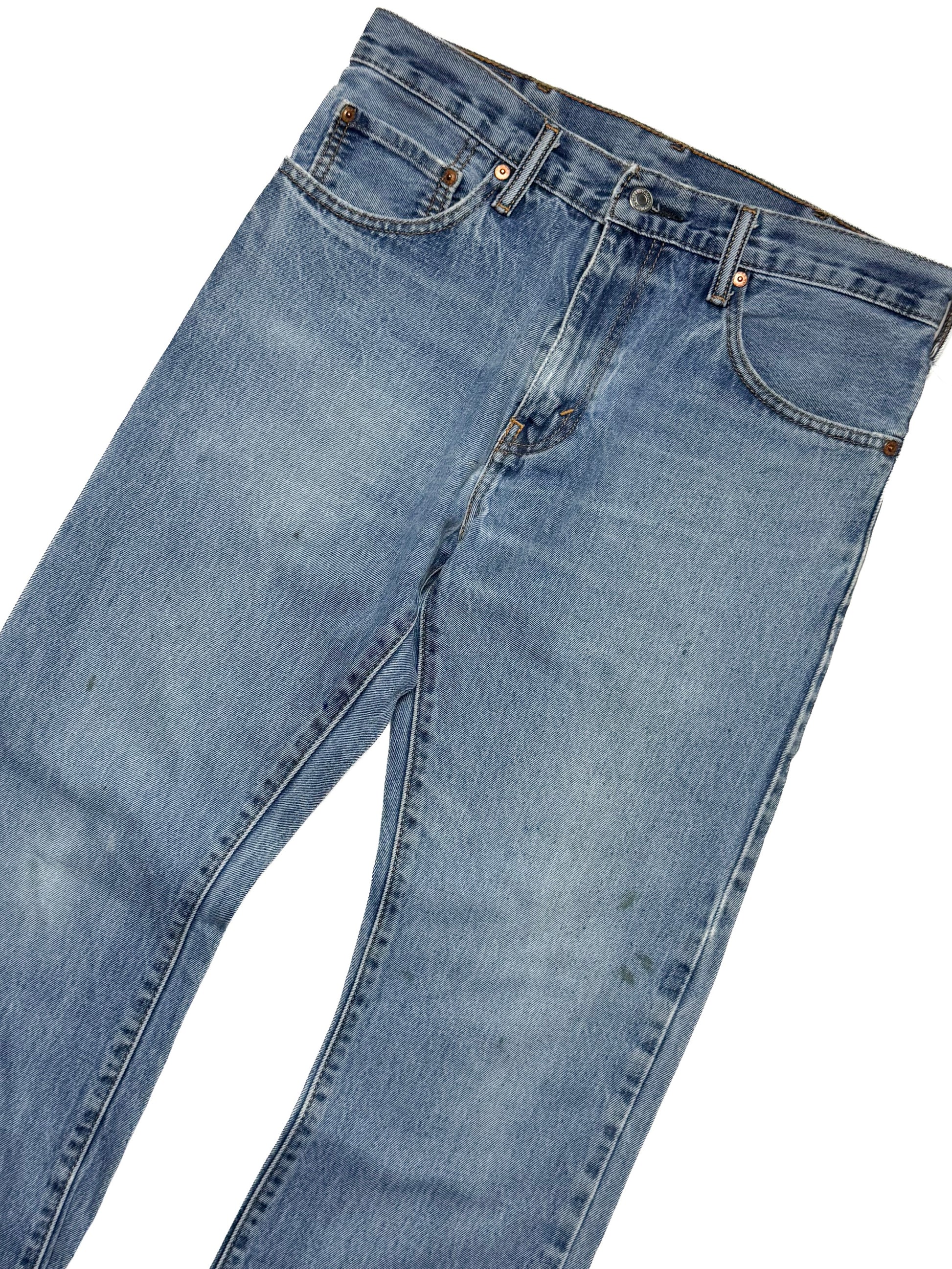 Levi’s 517 Washed Denim Flared Jean Bootcut