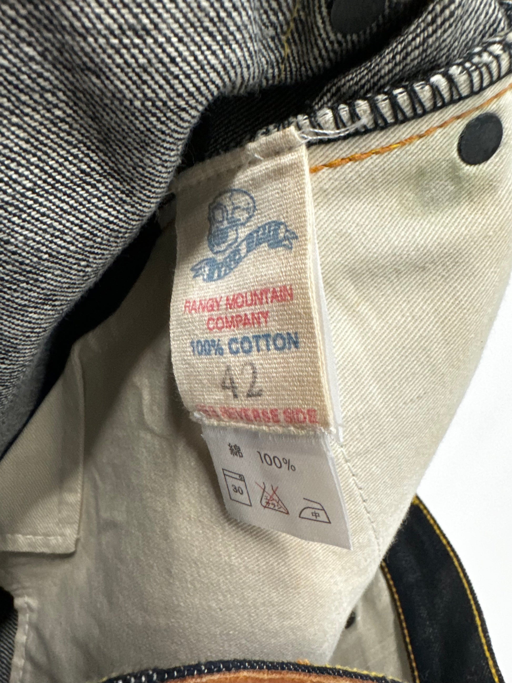 Rangy Mountain Company Dragon Tiger Raw Denim Jean