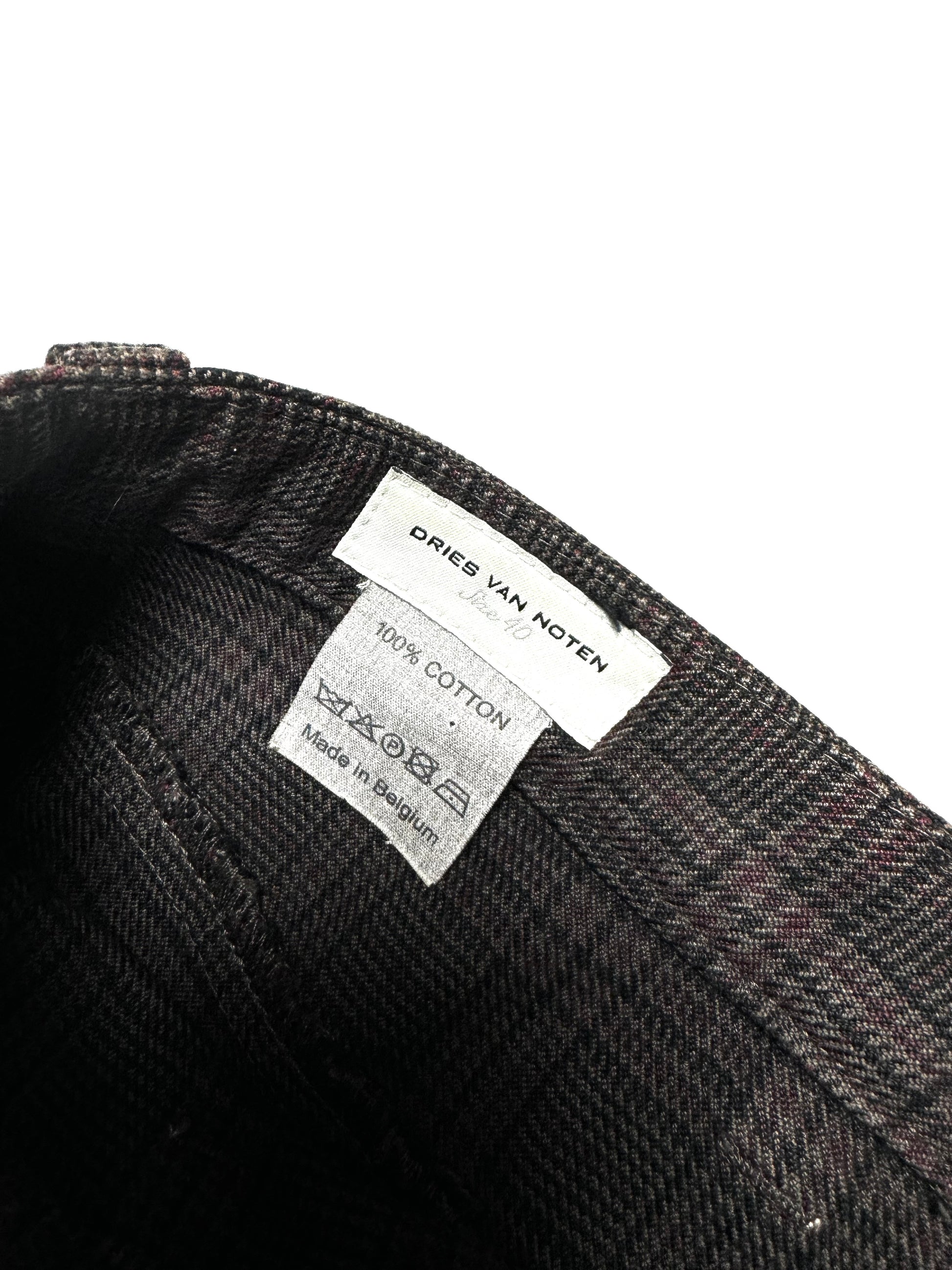 Dries Van Noten Series 40 Plaid Check Pant