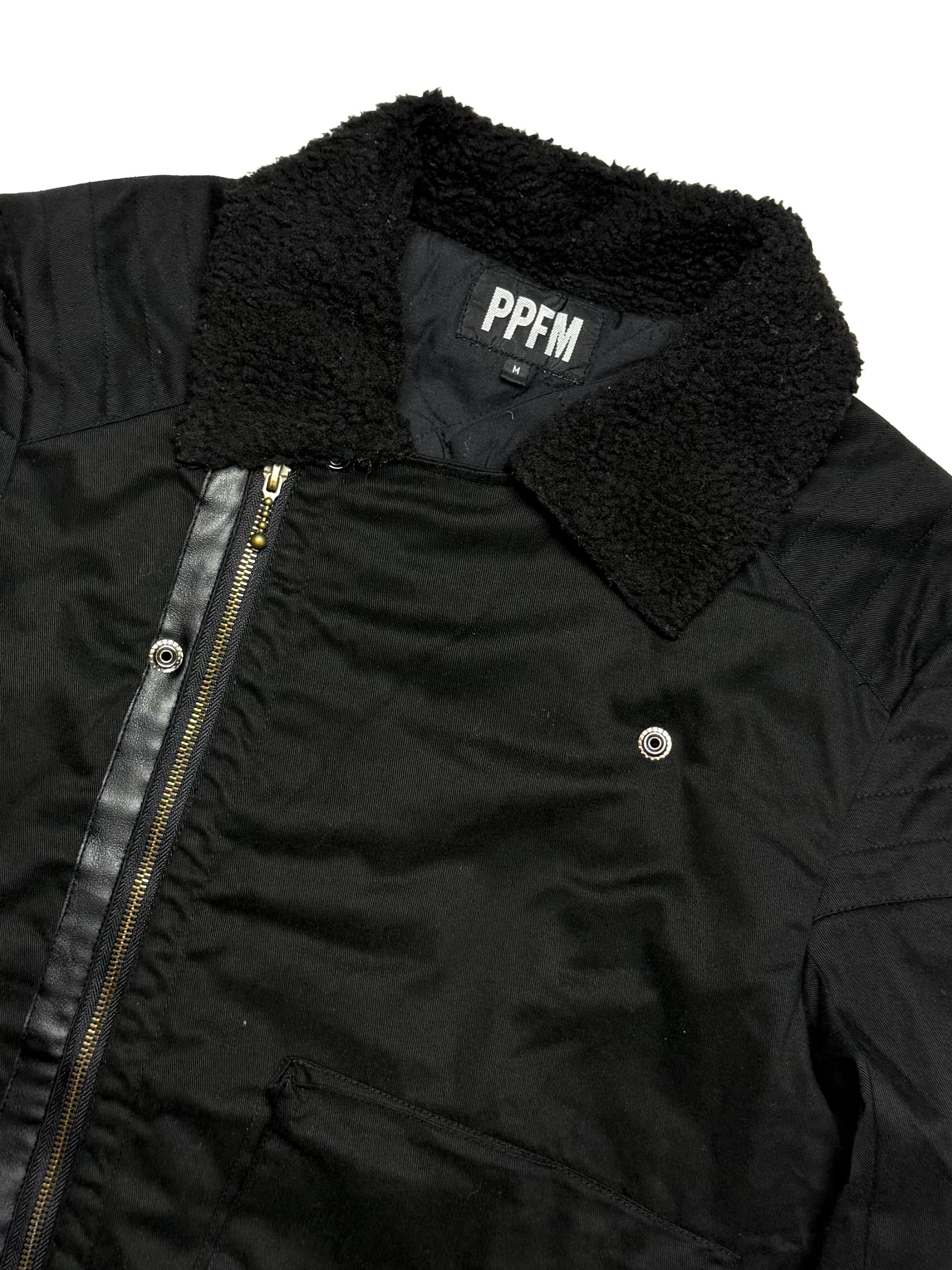 PPFM Wool Collar Black Jacket