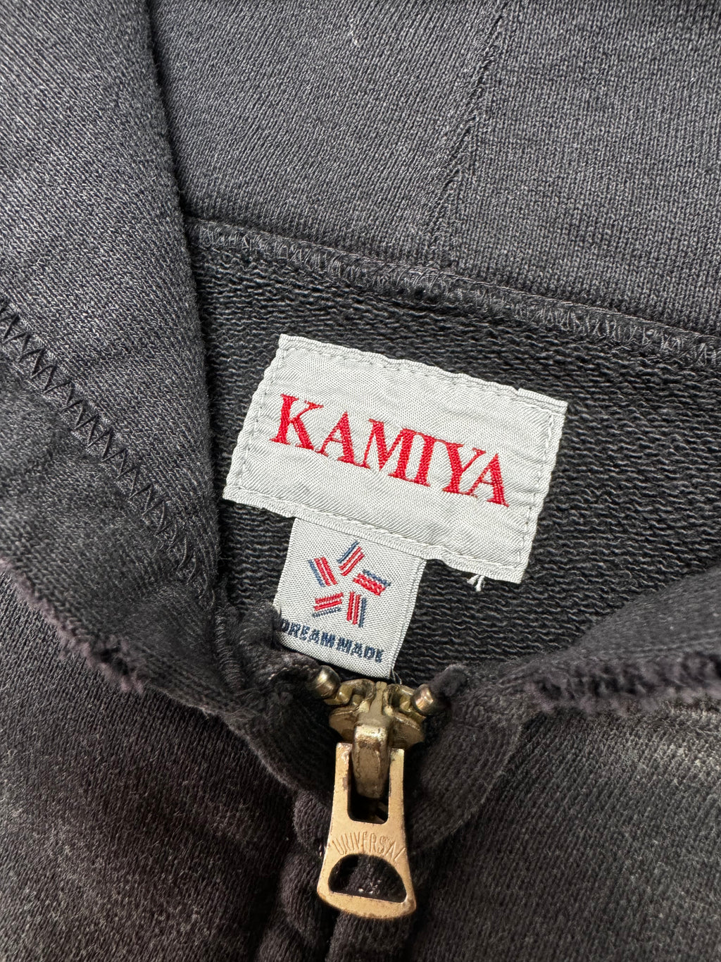 Kamiya Blue Flame Baggy Zip Hoodie