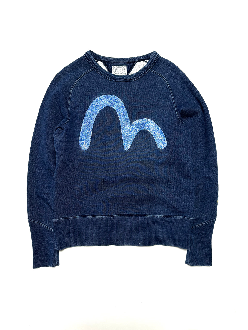 Evisu OG Blue Seagull Crewneck