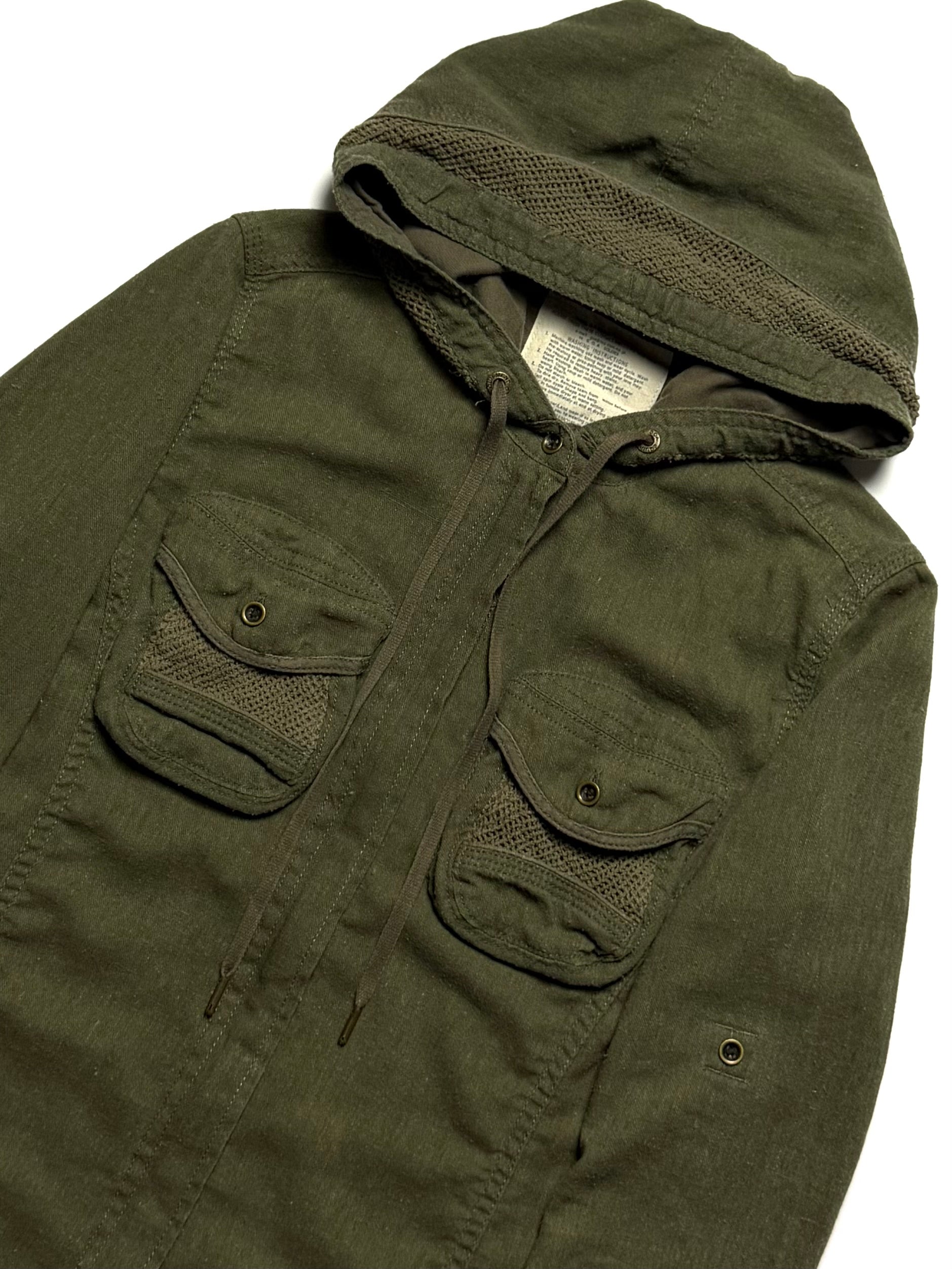 GOA Army Green Hood Zip