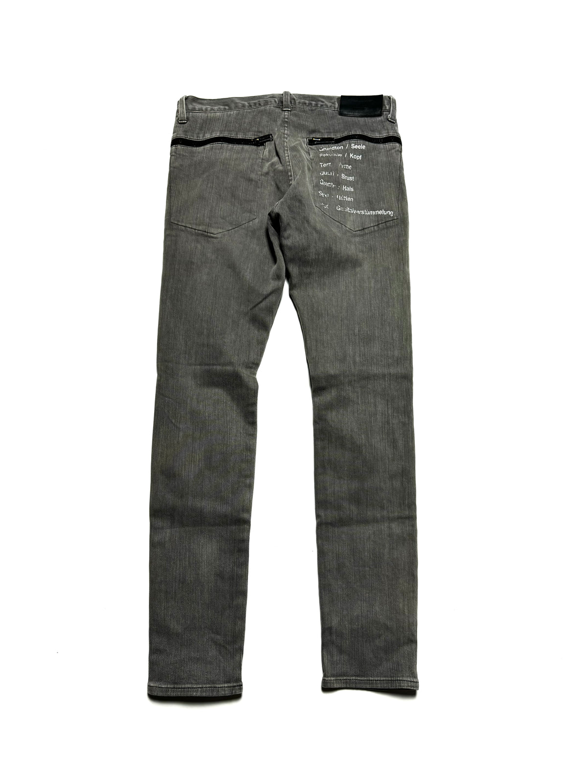 Undercover UCU4501-1 JUN TAKAHASHI  Grey Jean