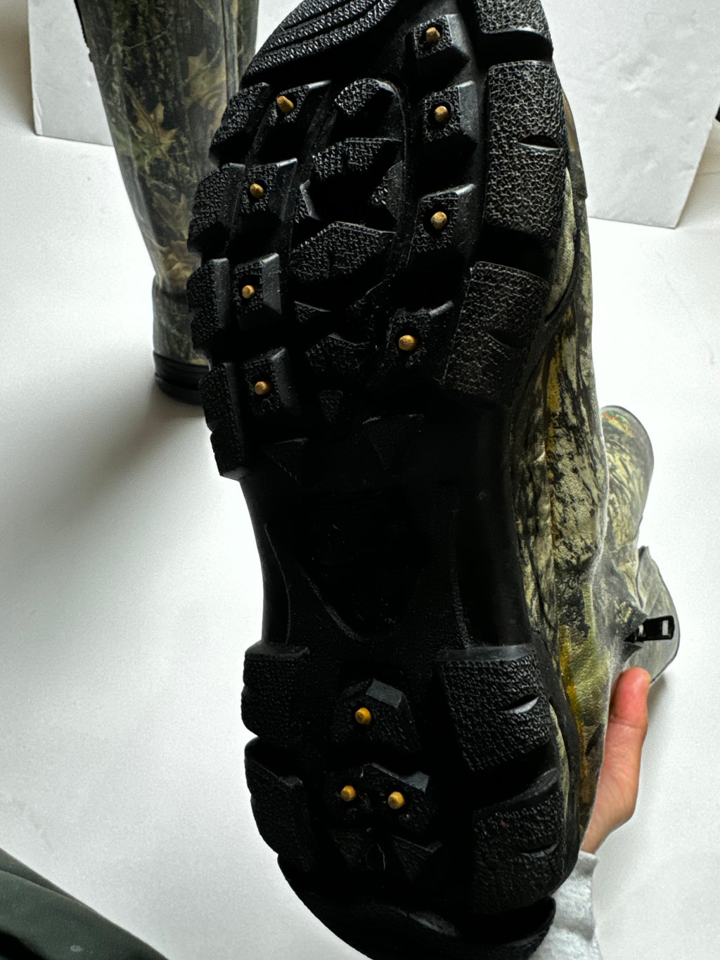 Red Head 800 Side Zip Camo Waterproof Rubber Boot
