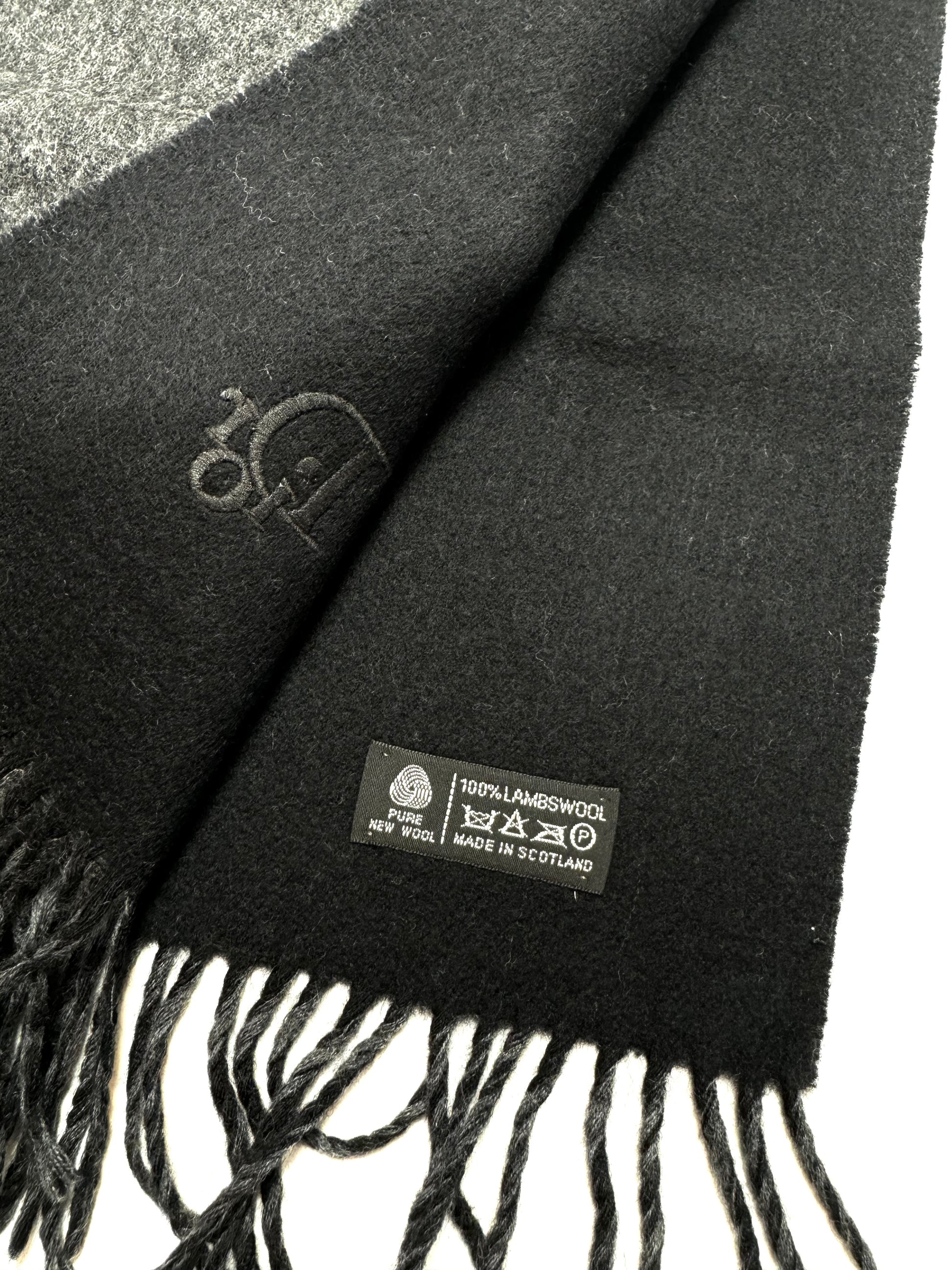 Christian Dior Vintage Dark Grey Scarf