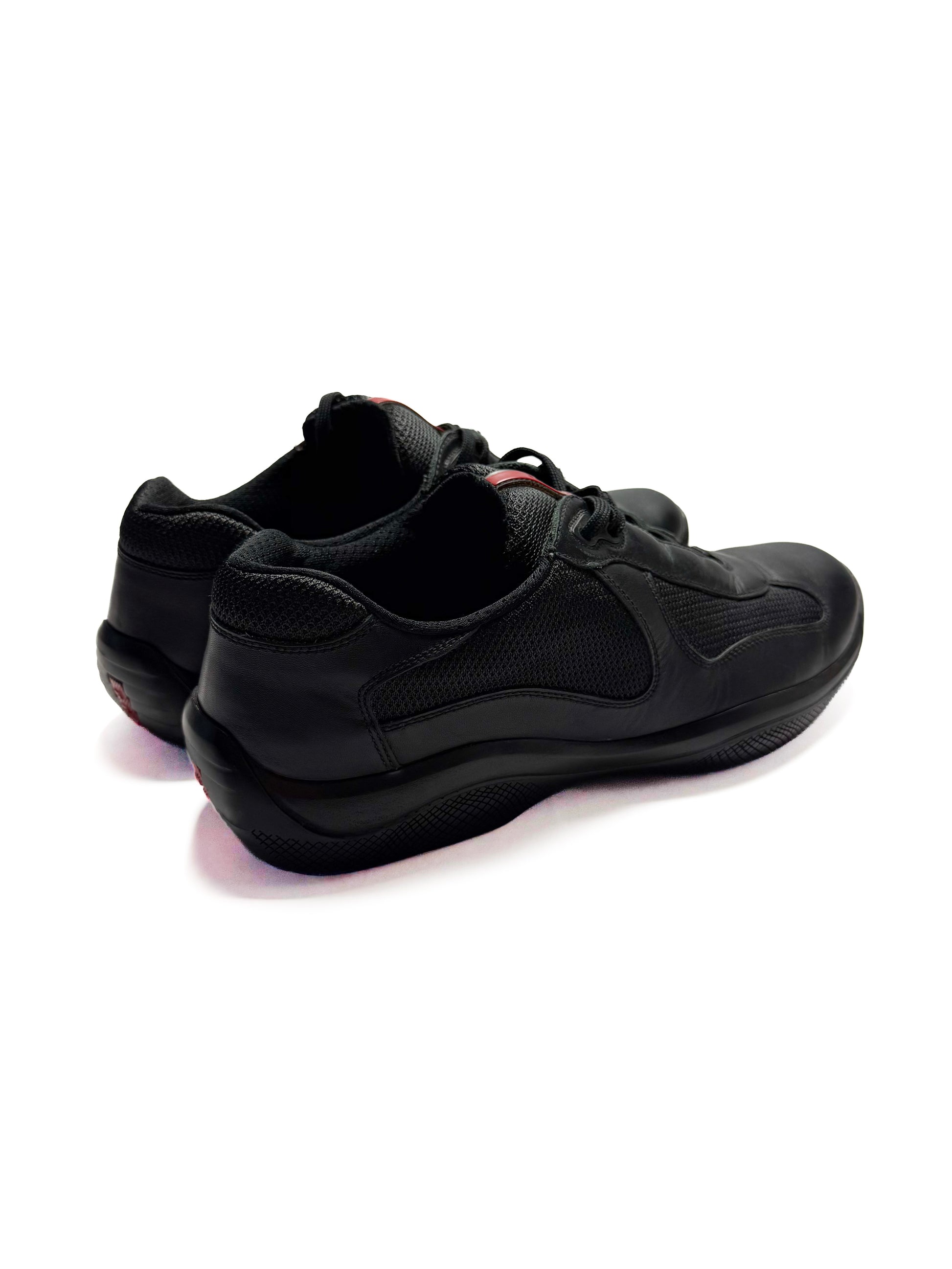 Prada America’s Cup Black Leather Shoe 2000s
