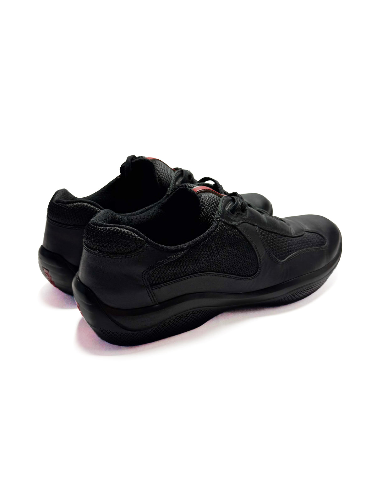 Prada America’s Cup Black Leather Shoe 2000s