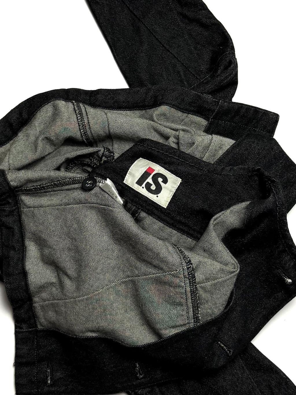 Issey Miyake Sport Cropped Denim Jacket