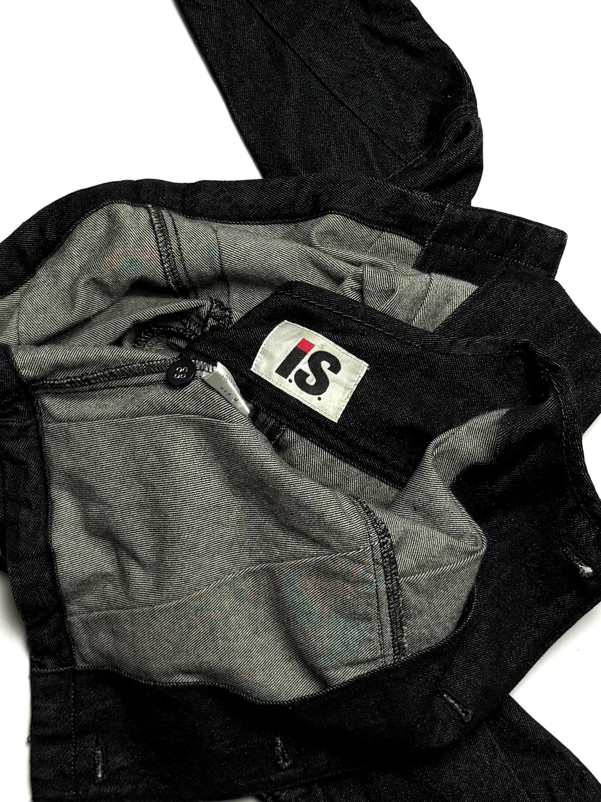 Issey Miyake Sport Cropped Denim Jacket