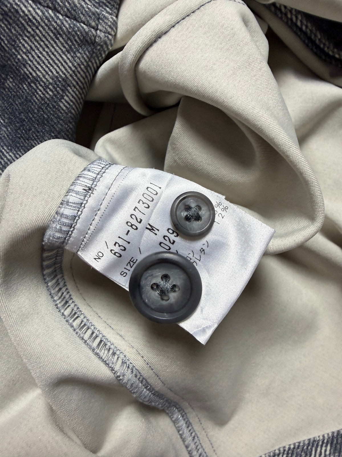 Tornado Mart Grey Blended Shirt