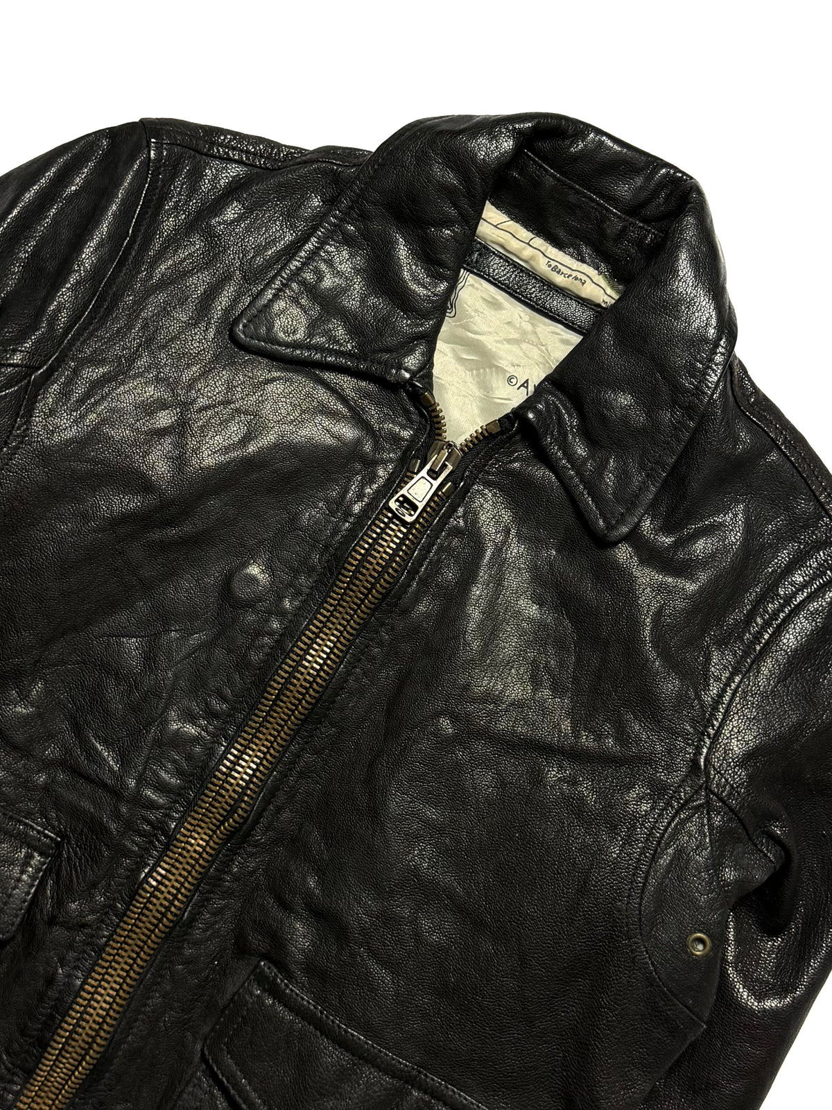 AVIREX Lambskin Leather Jakcet