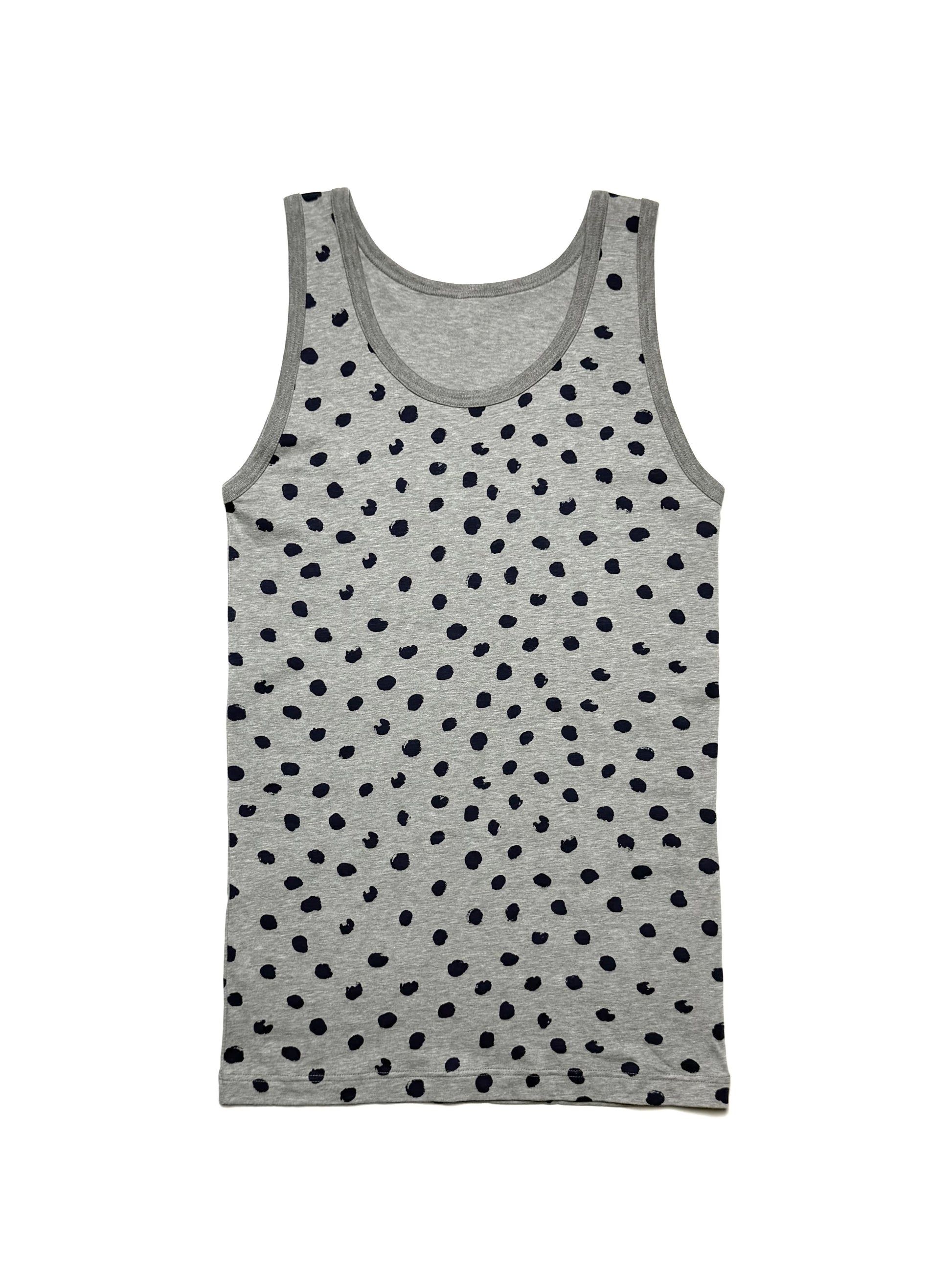 COMME DES GARCONS Shirt Polka Dot Grey Tanktop