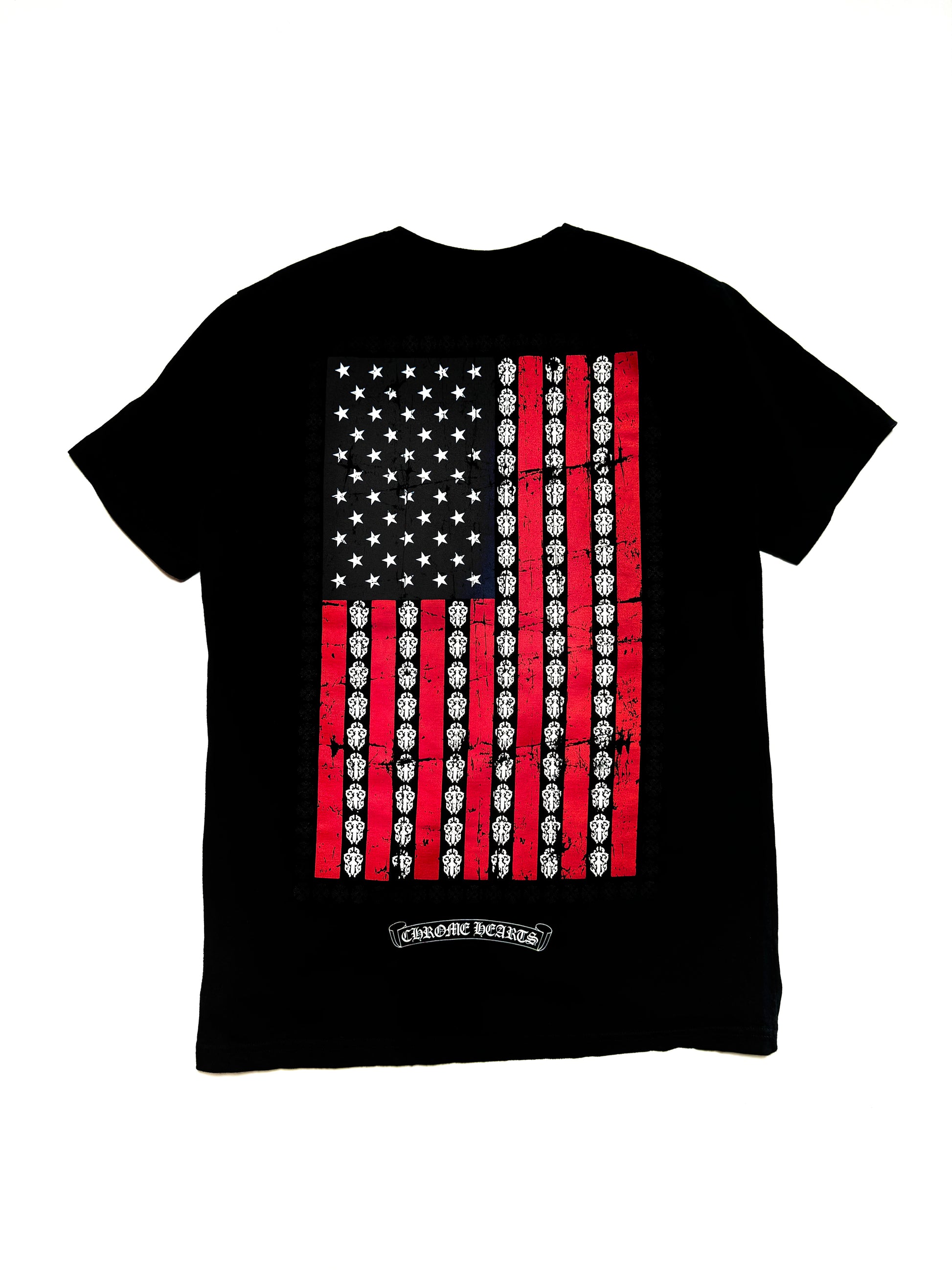 Chromehearts Vertical Flag Pocket Tee