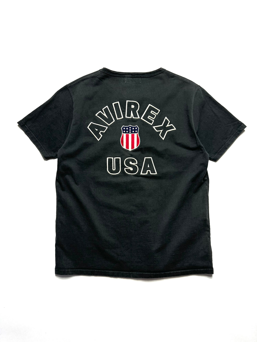 Avirex Dark Grey Heavy Cotton Tee