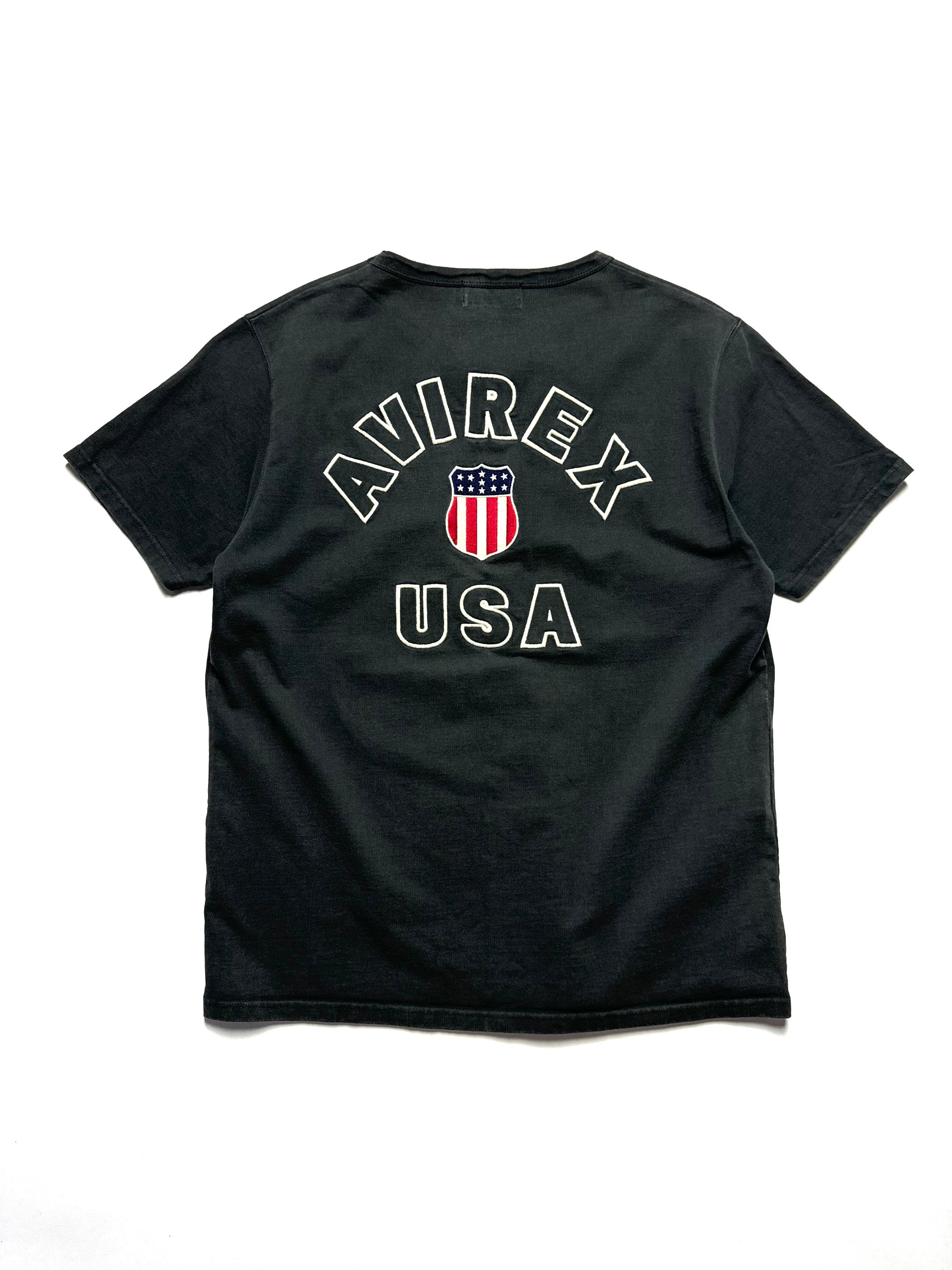 Avirex Dark Grey Heavy Cotton Tee