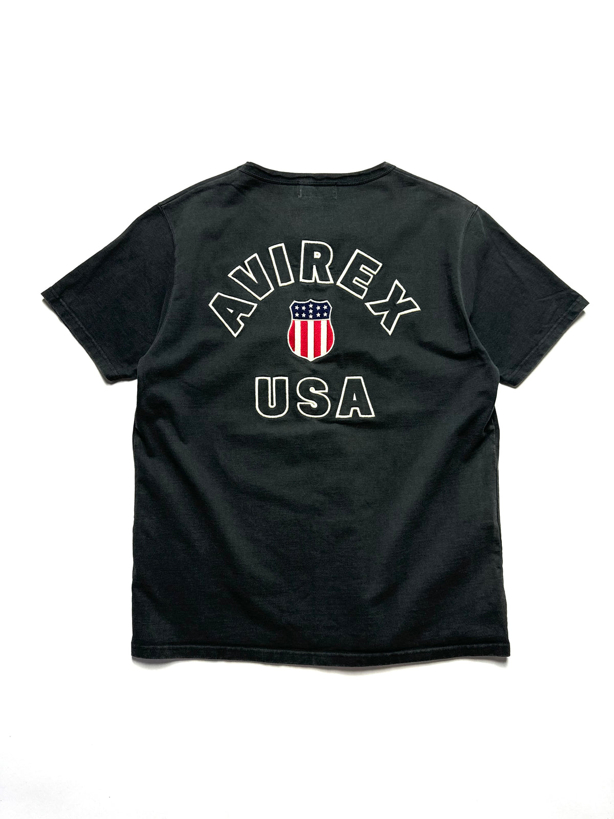 Avirex Dark Grey Heavy Cotton Tee