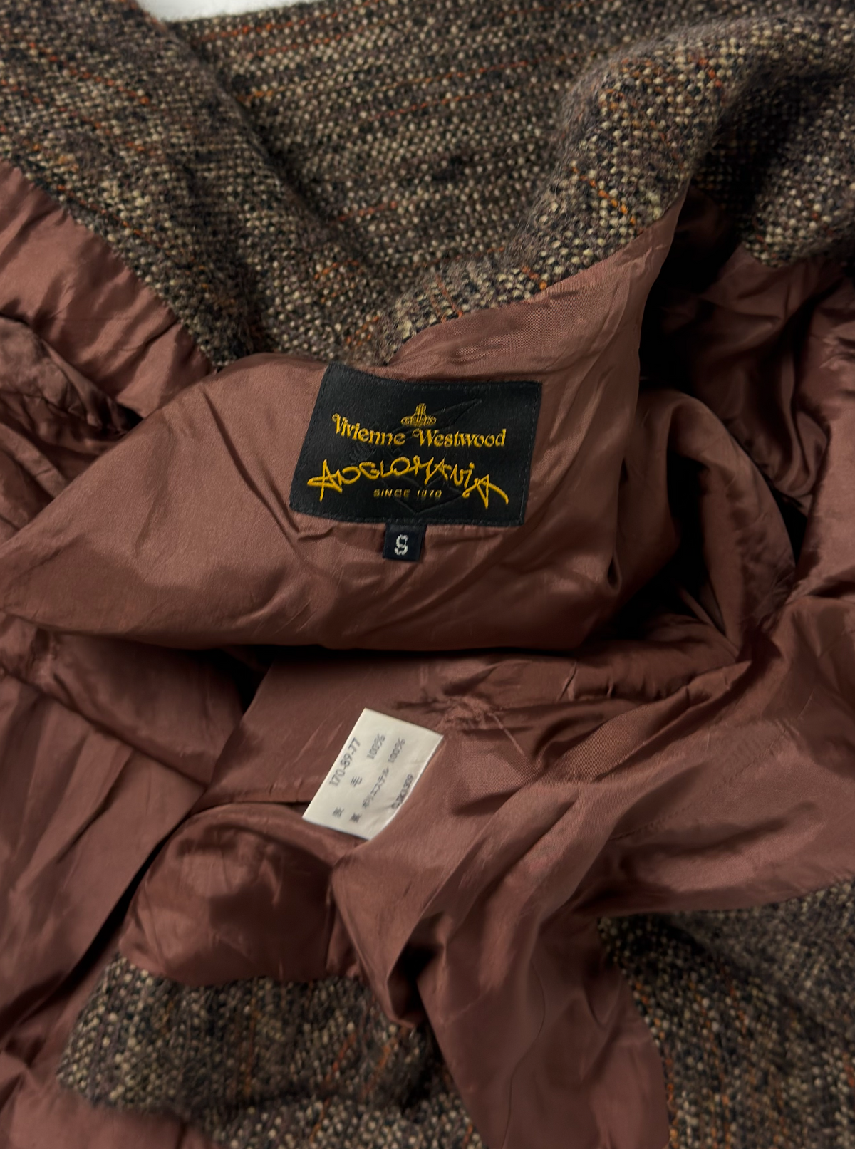 Vivienne Westwood Brown Wool Jacket