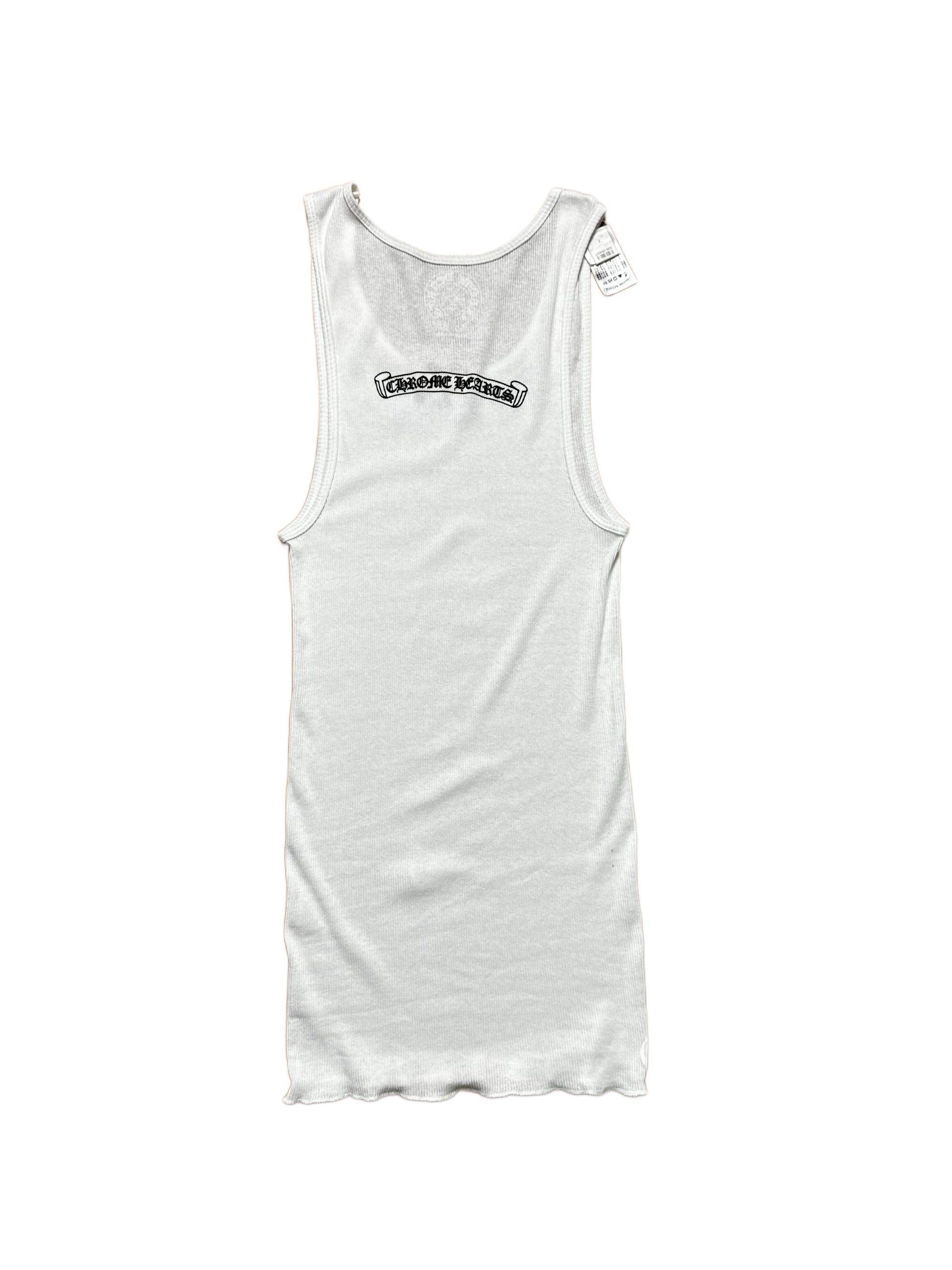 Chromehearts Cross White Tantop