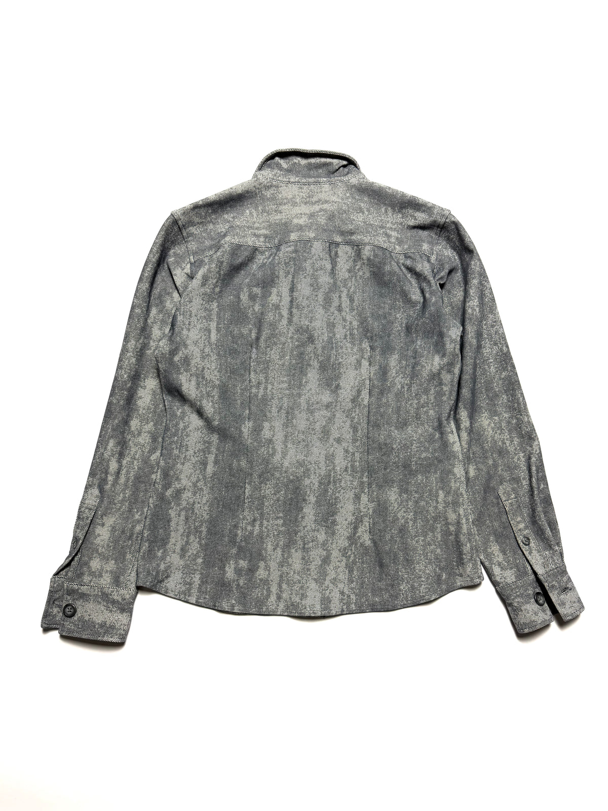 Tornado Mart Grey Blended Shirt