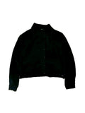 Diesel Black Asymmetrical Collar Shirt