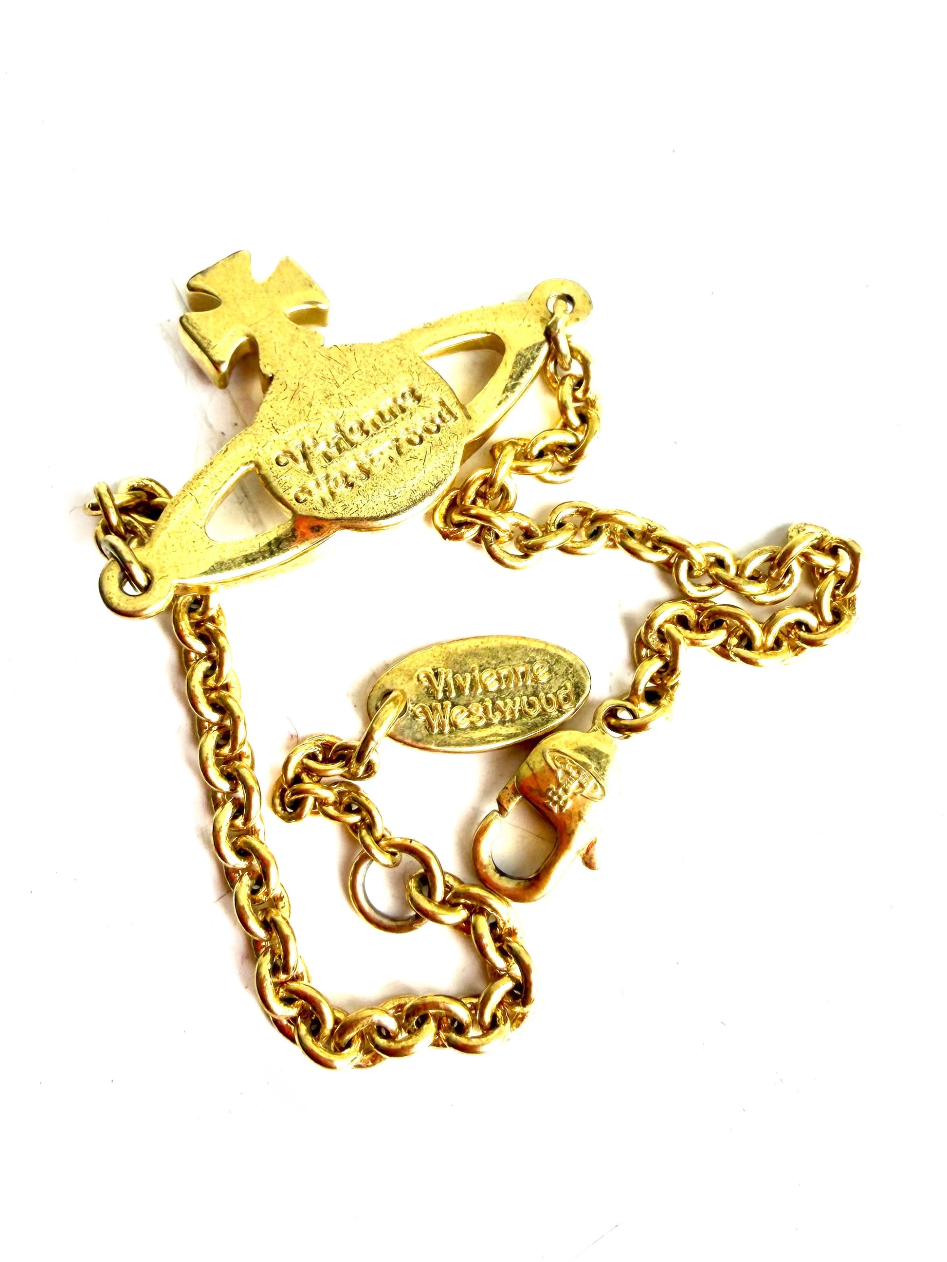Vivienne Westwood Embellished Mayfair Bas Relief Bracelet