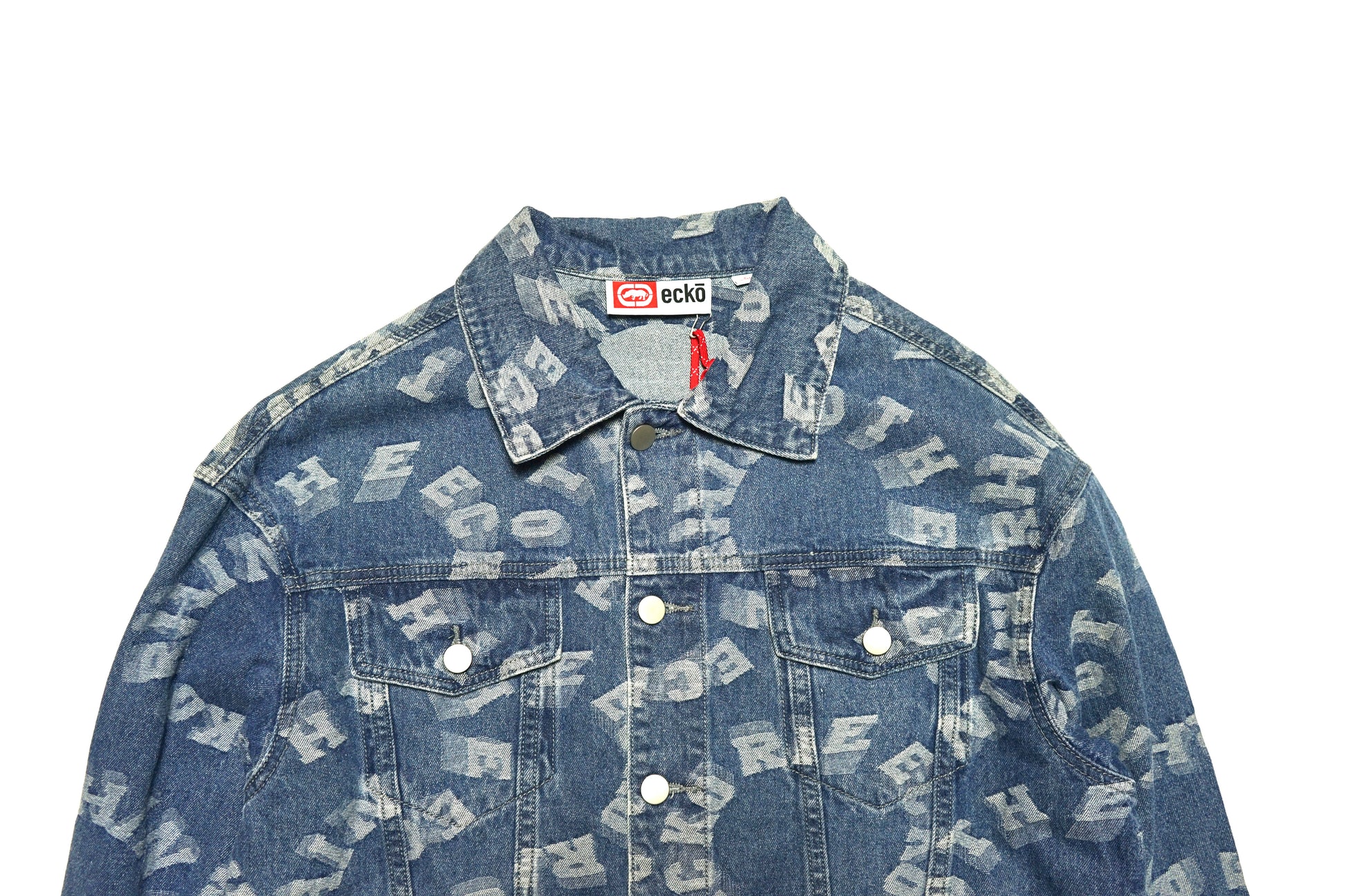 Ecko Circle Monogram Denim Jacket