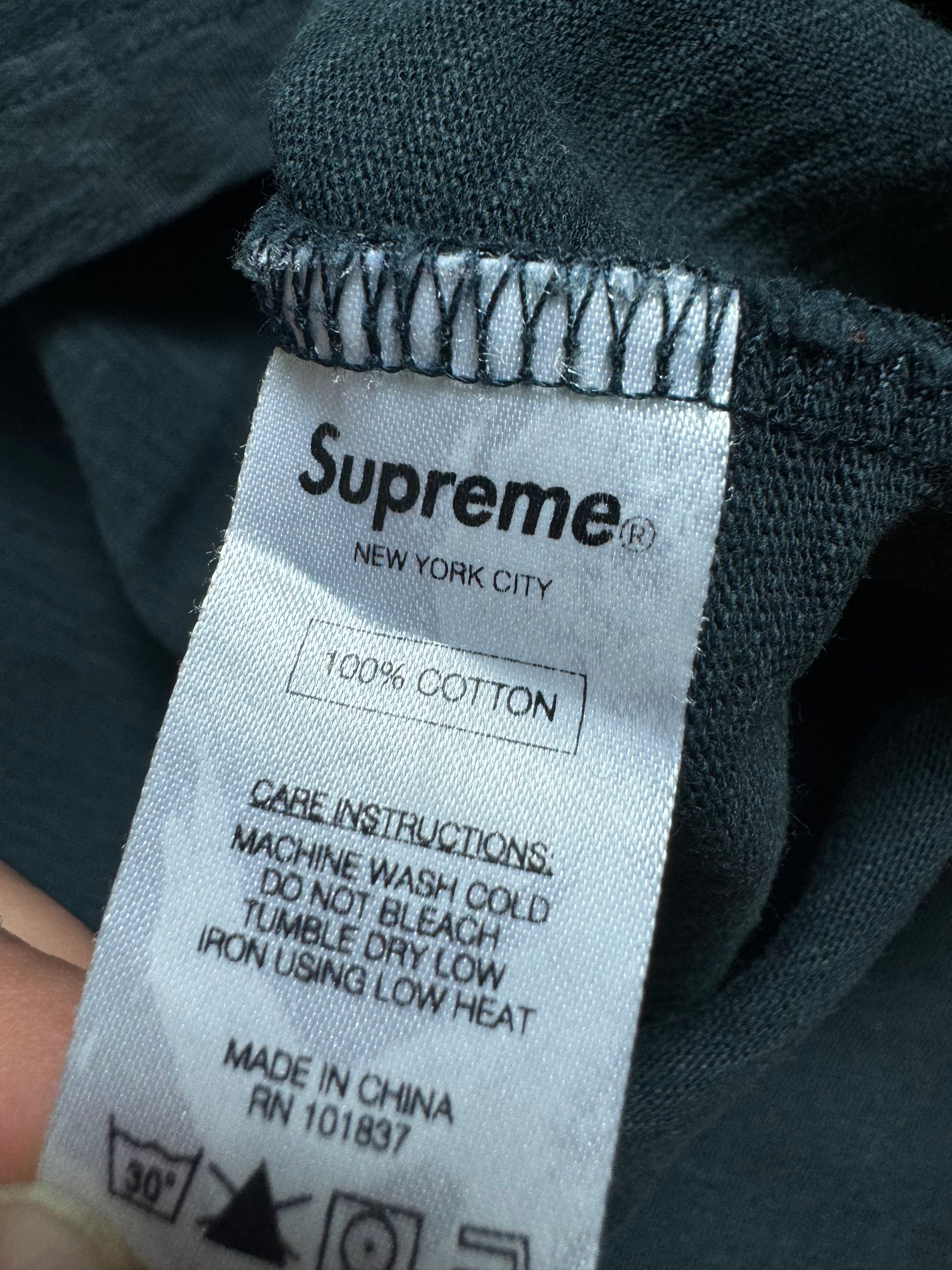 Supreme Navy Long Sleeve