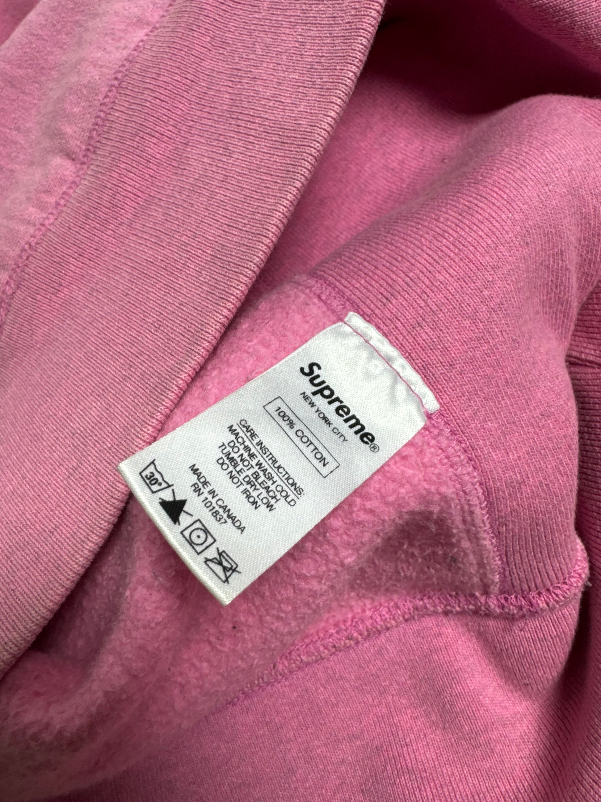 Supreme Pink Hoodie 2012