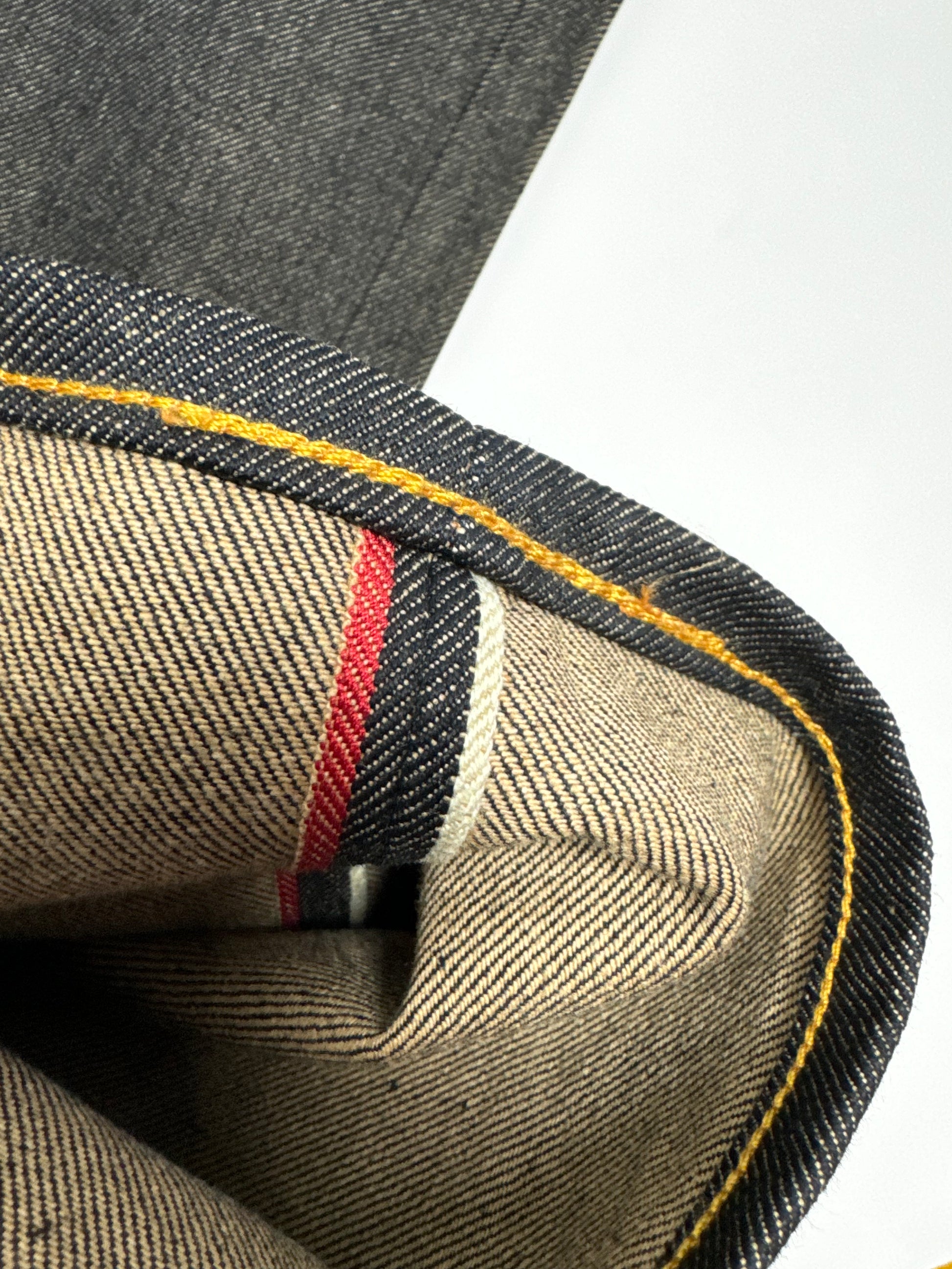 Evisu No.3 EYE Pocket Straight Raw Denim Jean