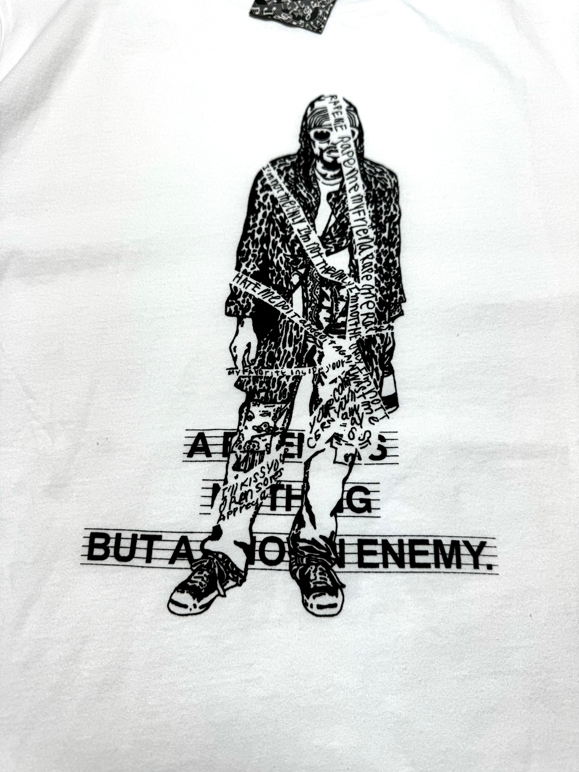 Number Nine “Rape Me” White Tee