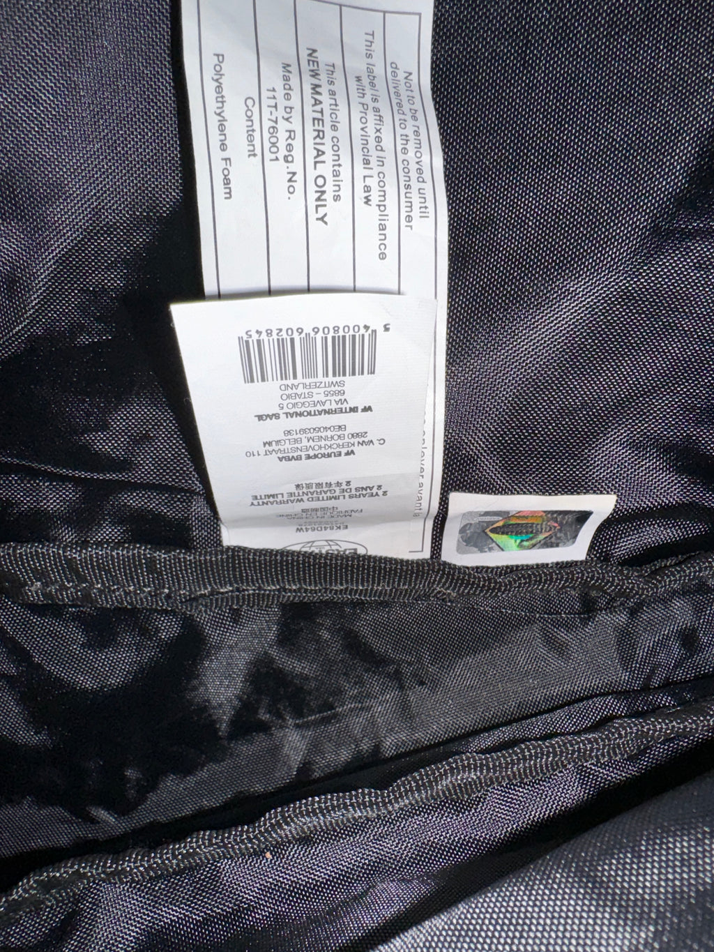 Raf Simons x EastPak Backpack 19fw