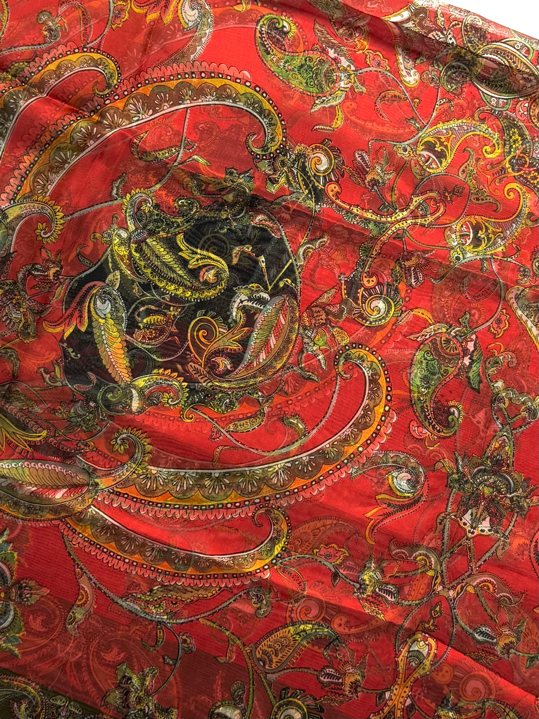 ALEXANDER MCQUEEN Petal Skull Scarf