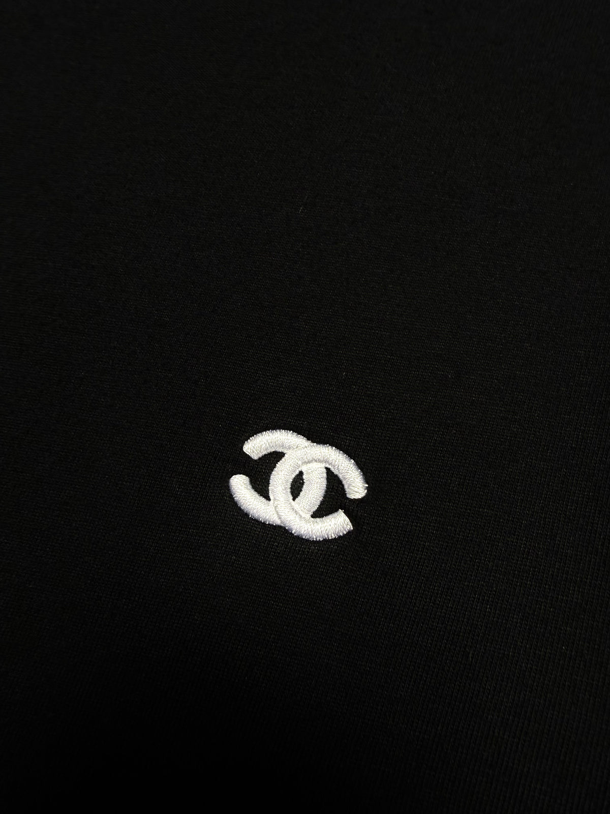 Chanel Uniform Black Tee 23S