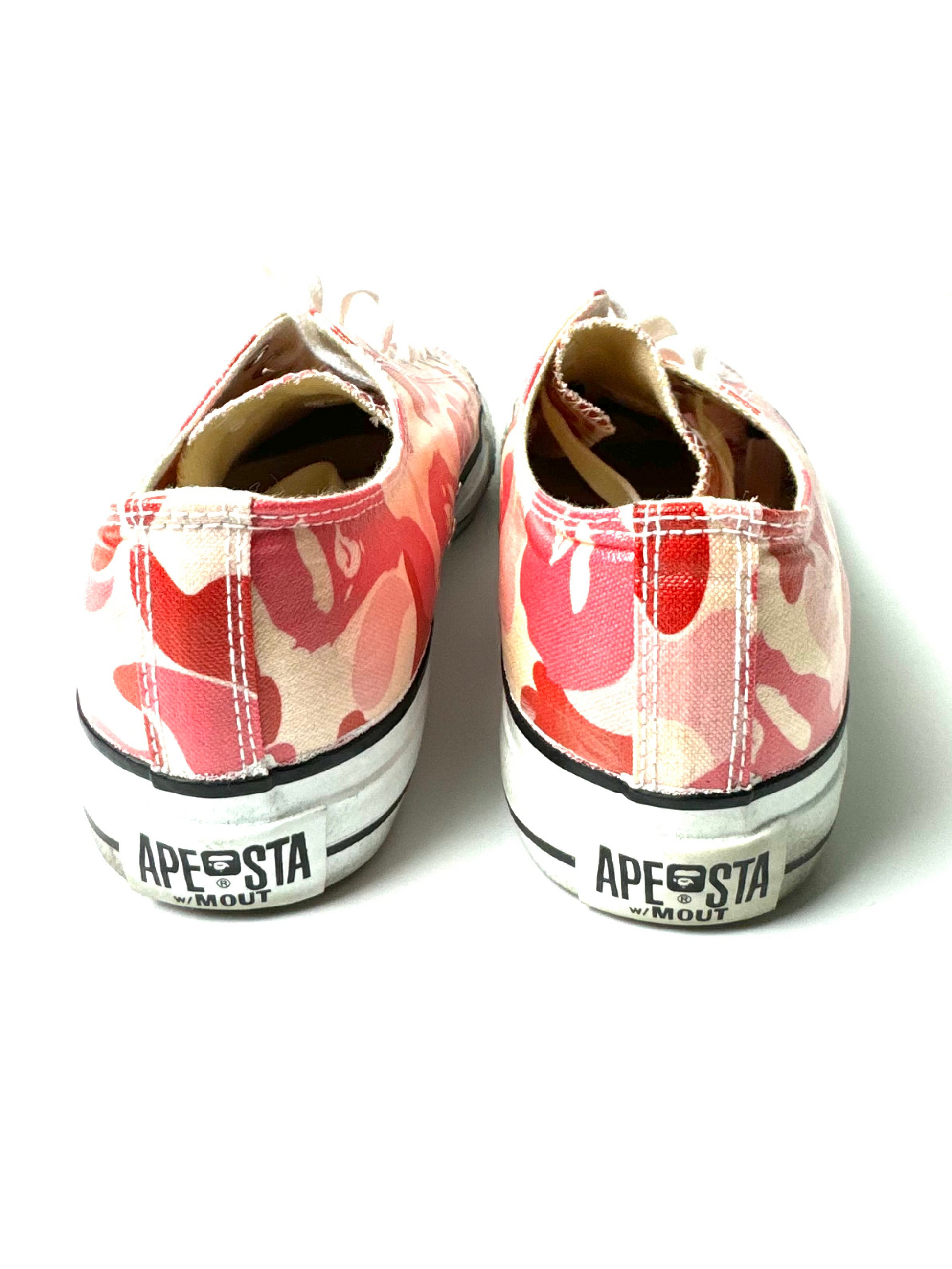 BAPE Pink Camo Converse Sneaker 2002