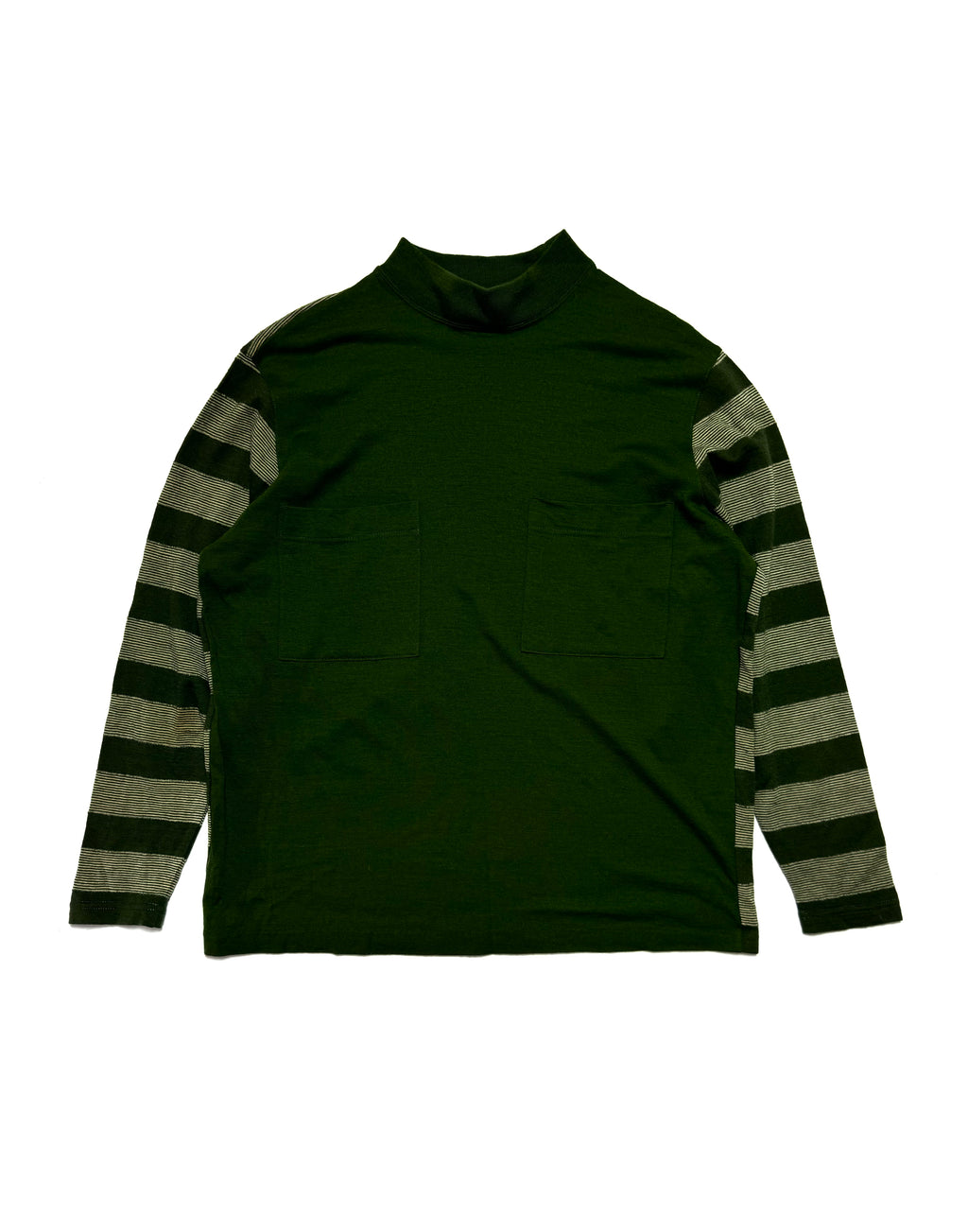 Issey Miyake Hai Sport Green Wool Long Sleeve