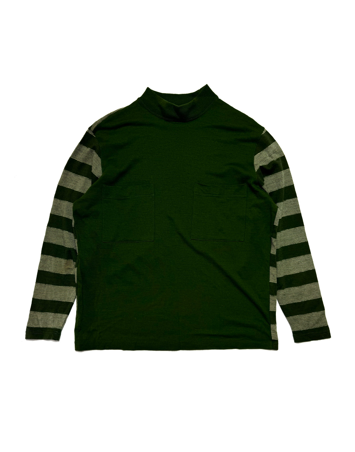 Issey Miyake Hai Sport Green Wool Long Sleeve