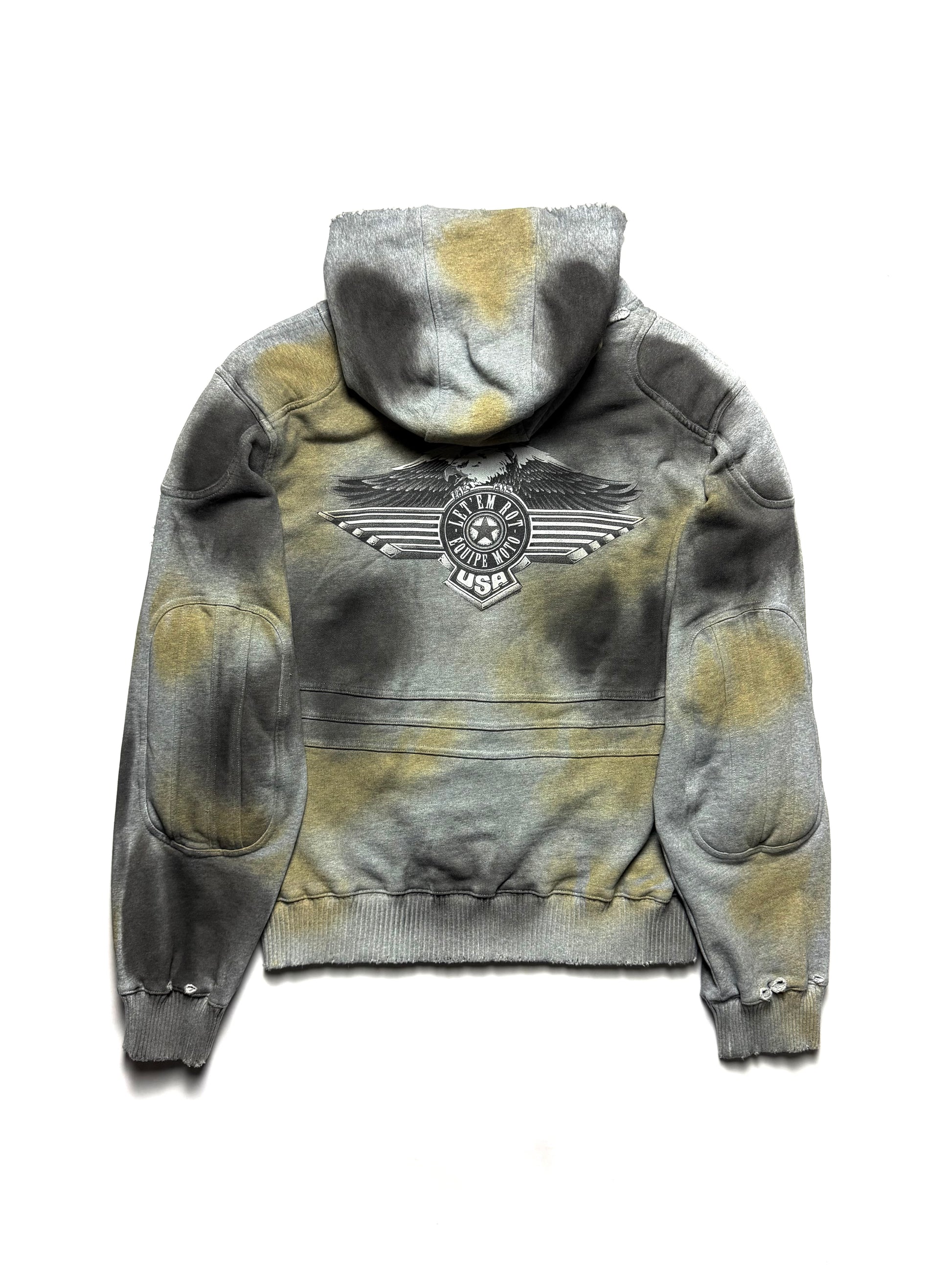 MISERE MODERNE France Moto Biker Hoodie