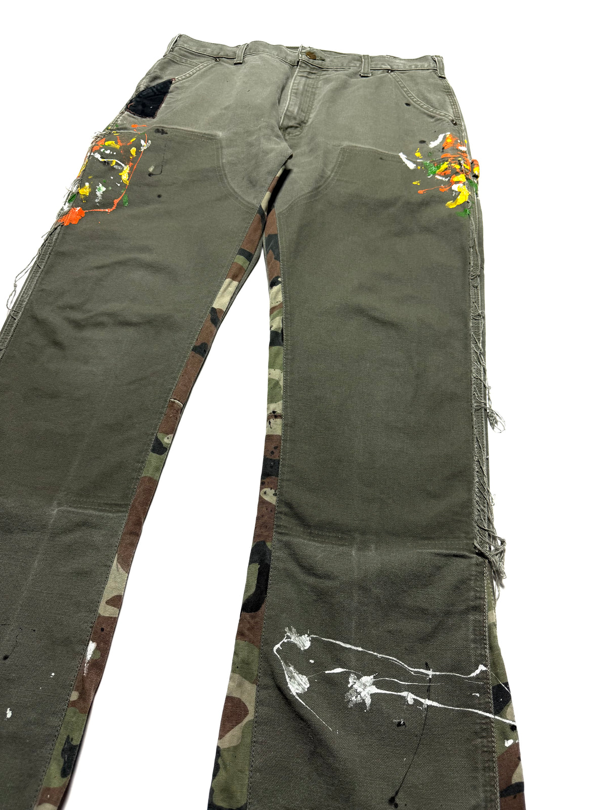 Carhartt Reworked Carpenter Paint Splatter Camo Flared Pant (Gallery Dept. LA Pattern)