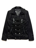 FUGA Double Breasted Wool Napoleon Jacket
