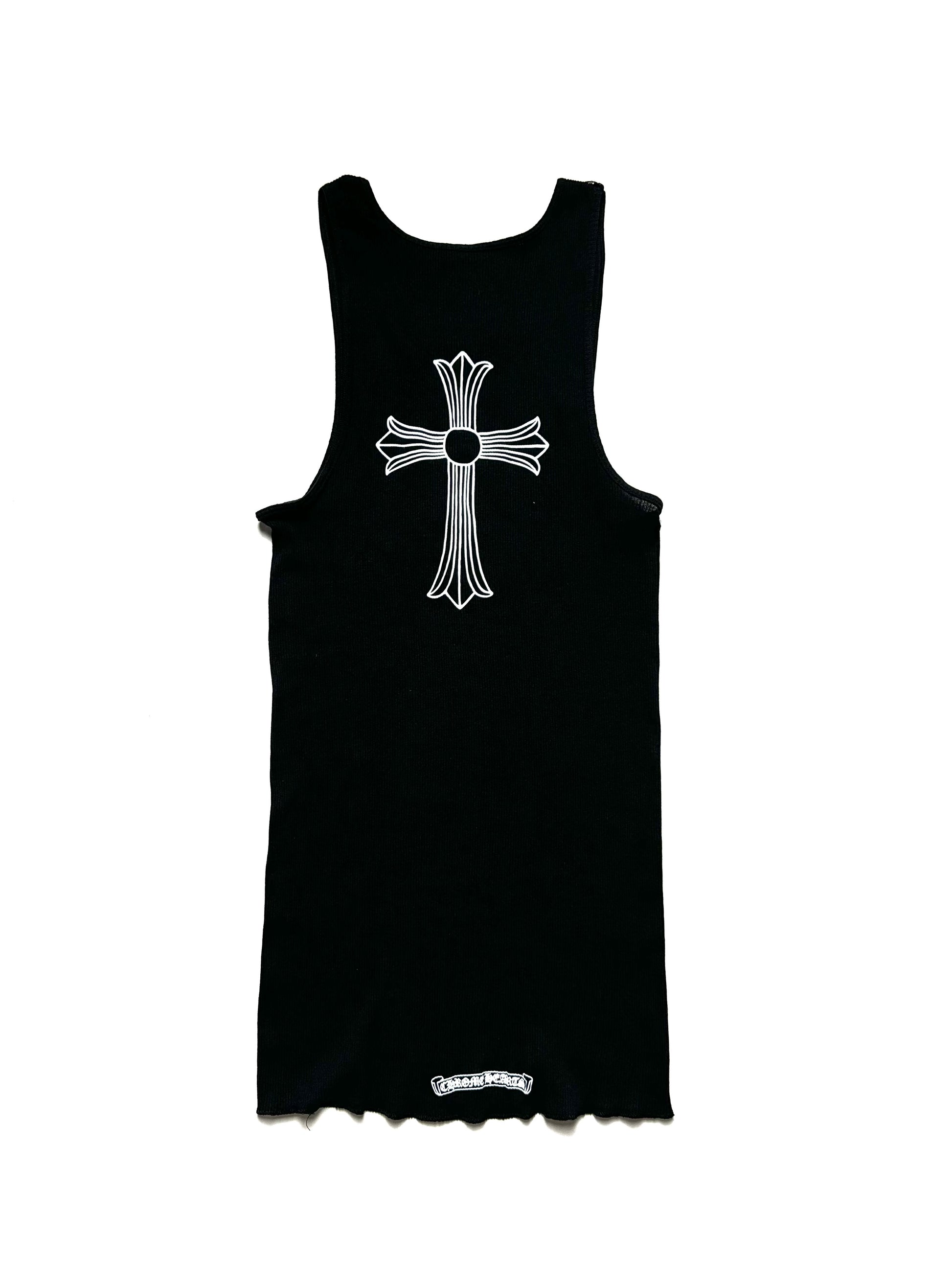 Chromehearts Cross Black Tantop