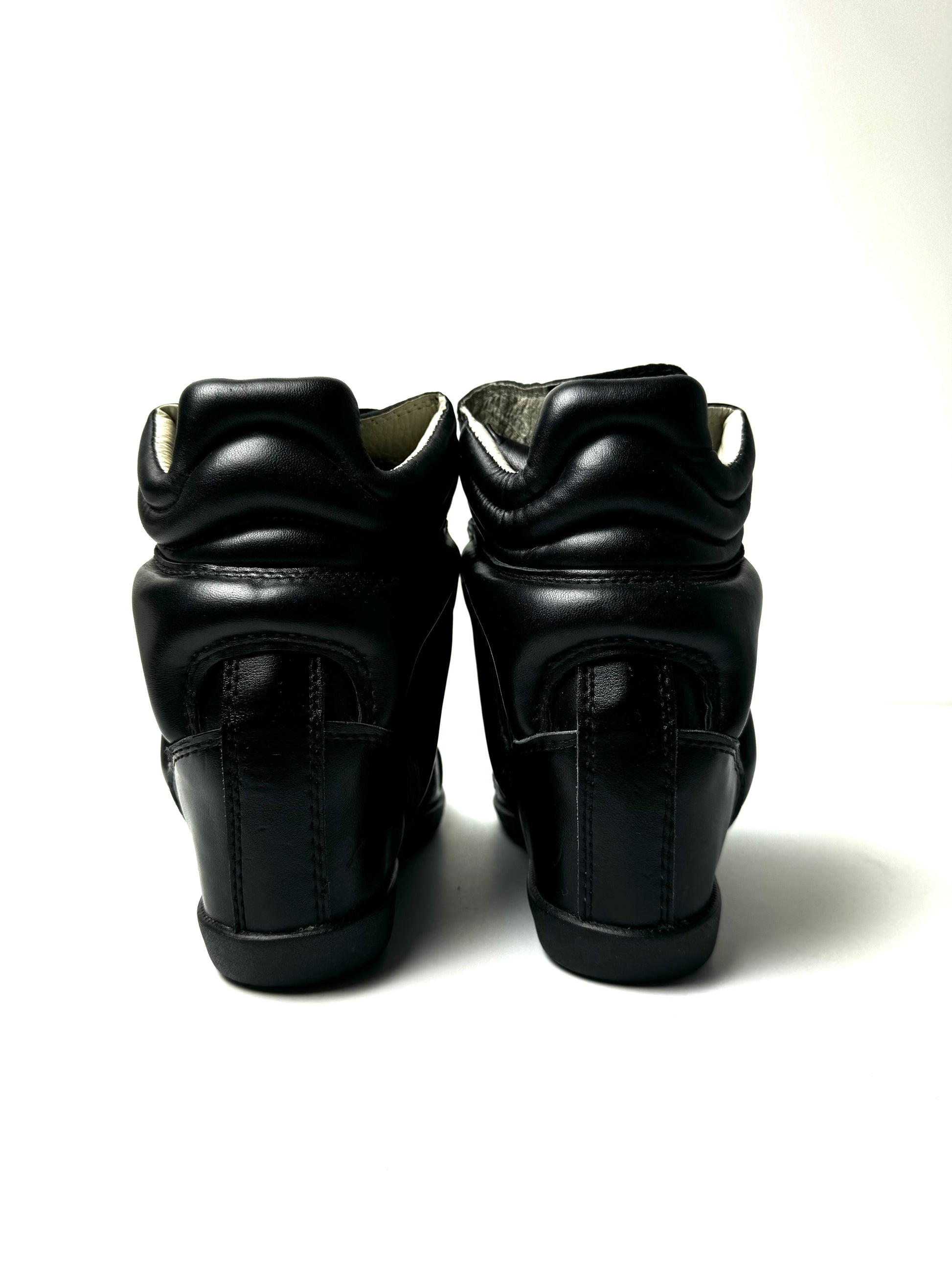 Isabel Marant Black Leather Bekett Boot